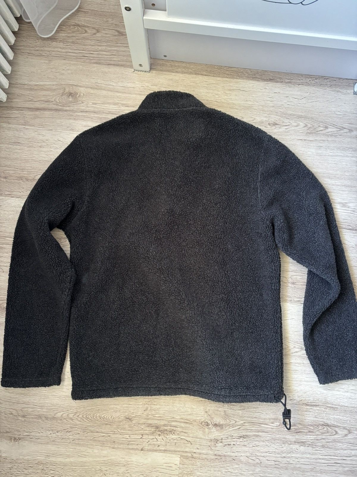 Yves Saint Laurent Black YSL Yves Saint Laurent quarter zip fleece pullover M Size US M / EU 48-50 / 2 - 16 Thumbnail