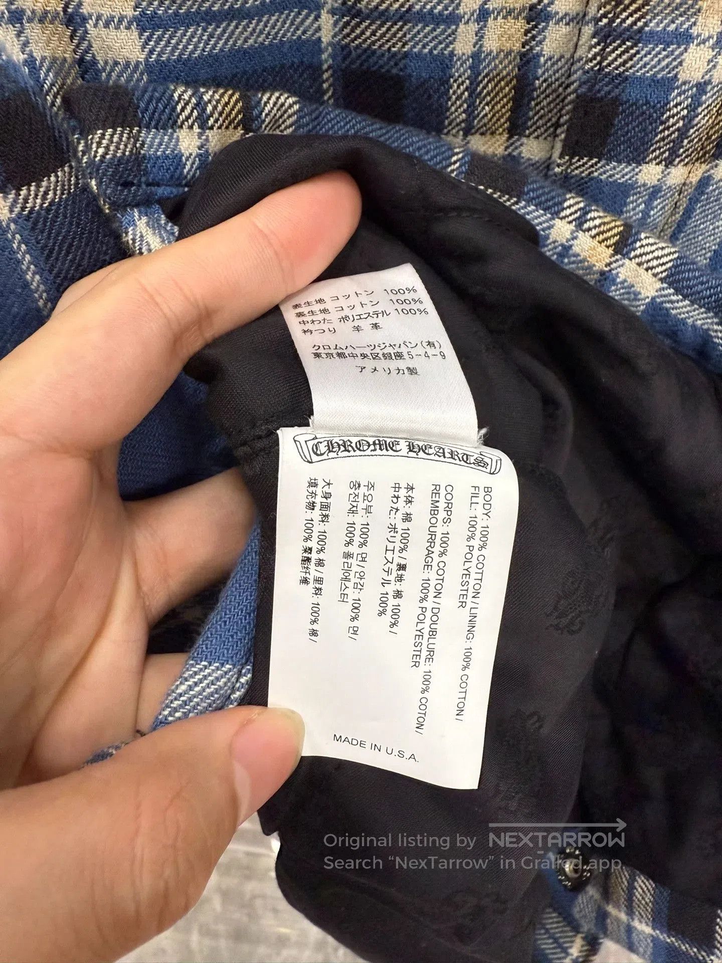 Chrome Hearts Chrome Hearts Yellow Sanskrit Shirt Jacket. Size US XL / EU 56 / 4 - 5 Thumbnail