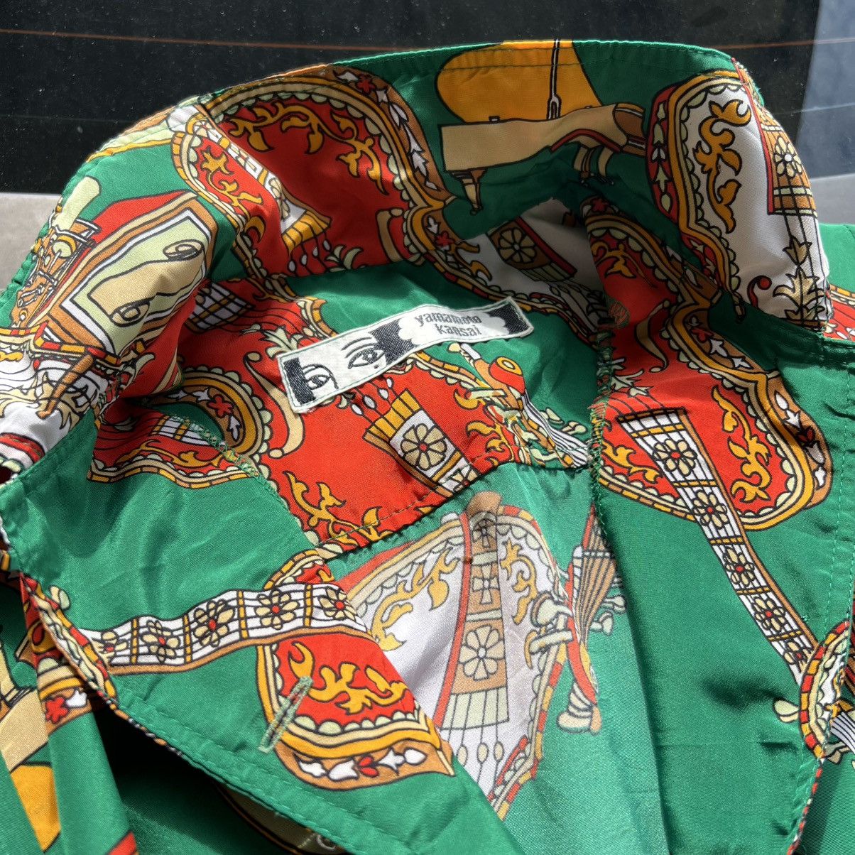 Kansai Yamamoto Kansai Yamamoto Silk All Over Print Silk Blouse XS S Size S / US 4 / IT 40 - 4 Thumbnail