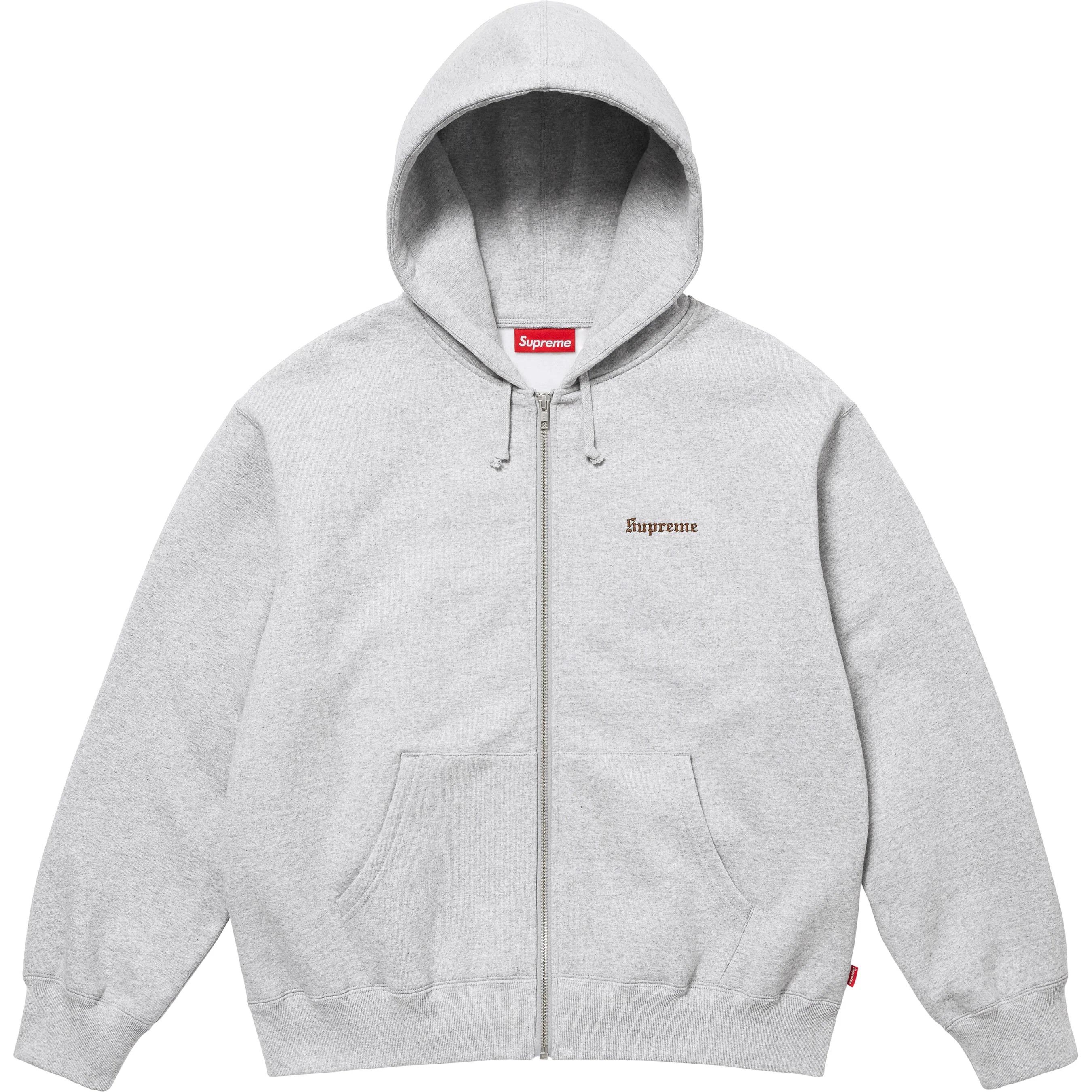 Supreme Supreme Crest Zip Up Hooded Sweatshirt Size US XL / EU 56 / 4 - 2 Thumbnail