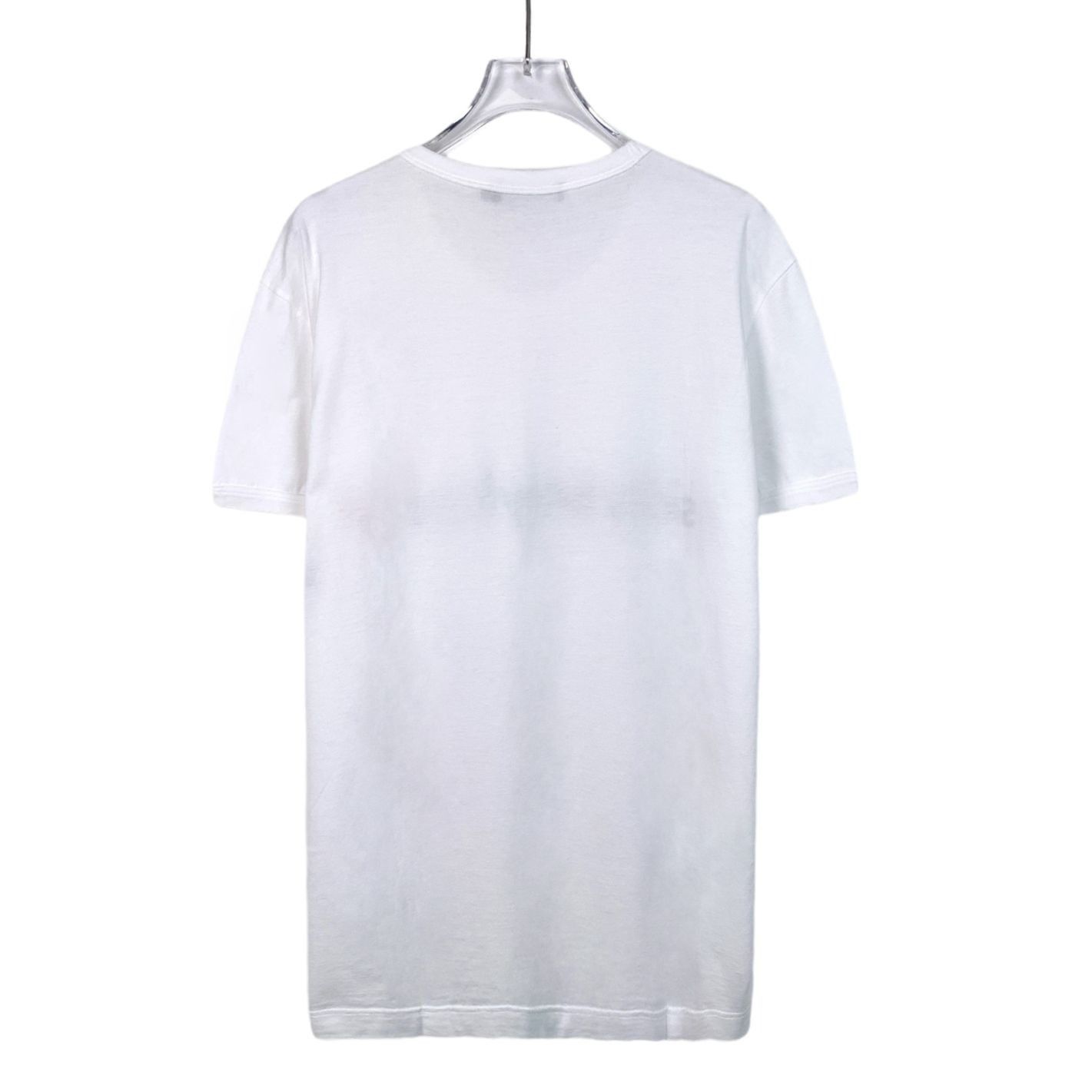 Dolce & Gabbana Dolce & Gabbana White Logo Print Crewneck T-shirt (Size 38/S Size S / US 4 / IT 40 - 7 Thumbnail