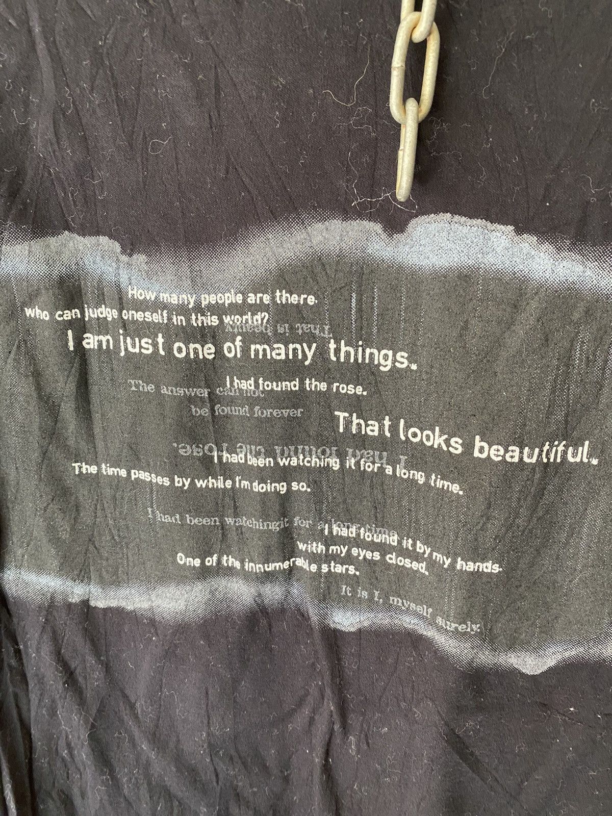 5351 POUR LES HOMMES 2000s Nicole Club for Men shadow POEM shirt Size US M / EU 48-50 / 2 - 8 Thumbnail