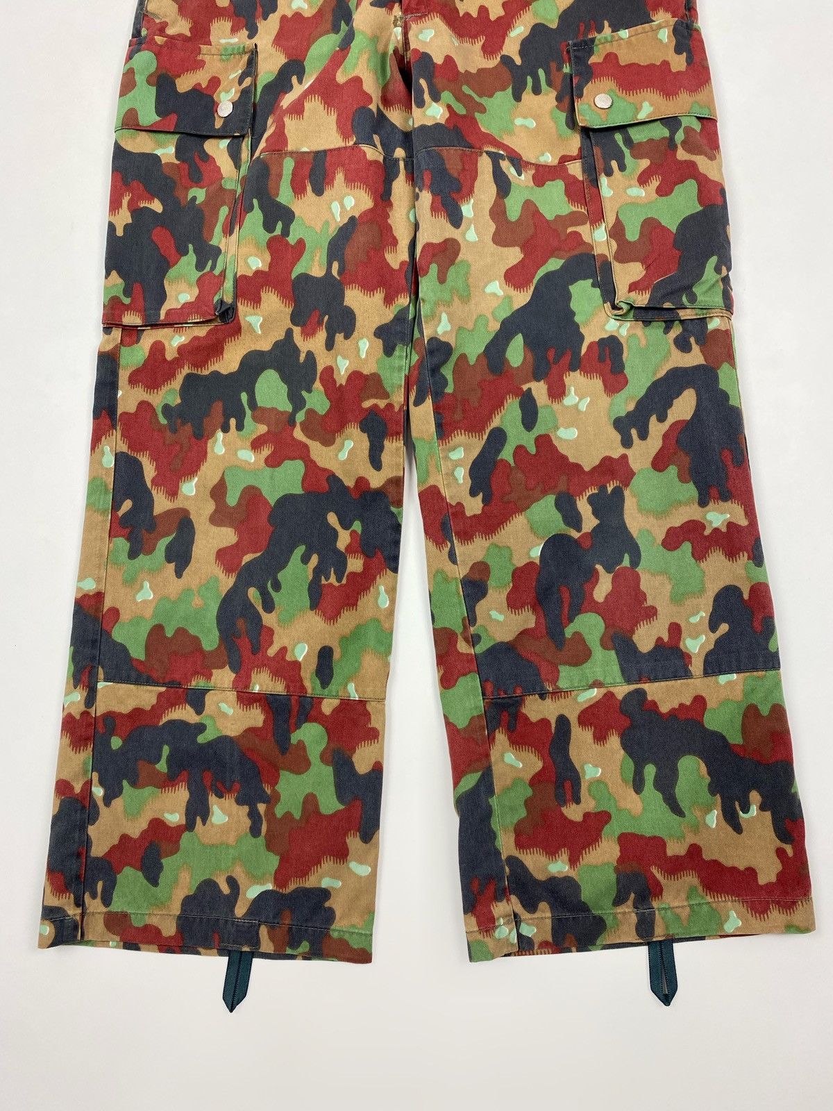Vintage 1980’s Vintage Swiss Army Alpenflage Pizza Camo Cargo Pants Size US 32 / EU 48 - 8 Thumbnail