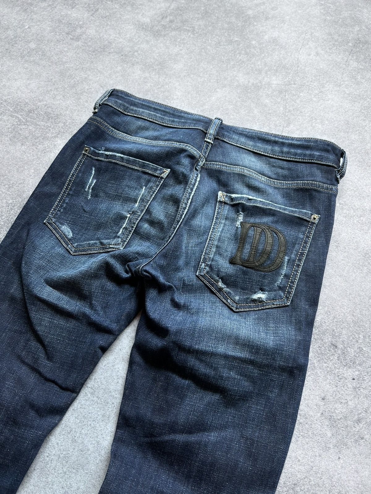 Dsquared2 Dsquared2 rare distressed denim skinny drip jeans Size US 31 - 3 Thumbnail