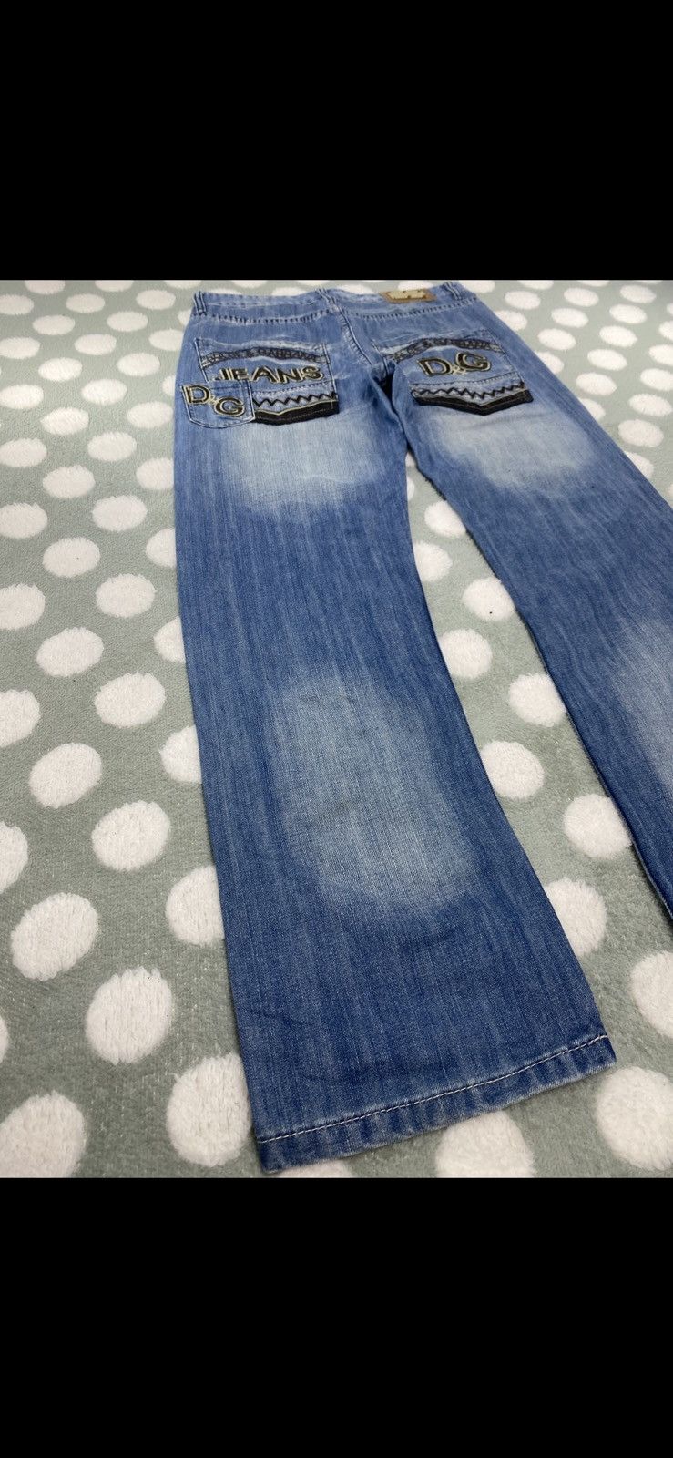 Dolce & Gabbana VINTAGE Y2K-era DOLCE &GABBANA JEANS BUTTONFLY Size US 34 / EU 50 - 22 Thumbnail