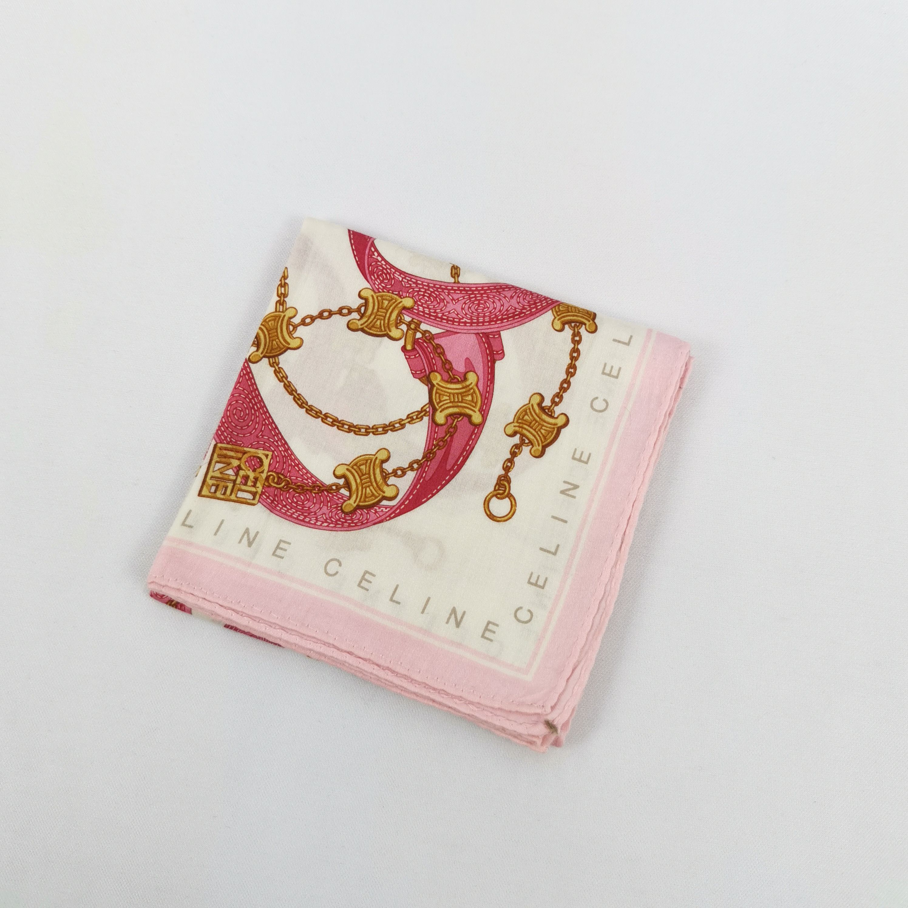 Celine Vintage Celine Handkerchief Bandana Pocket Square Size ONE SIZE - 4 Thumbnail