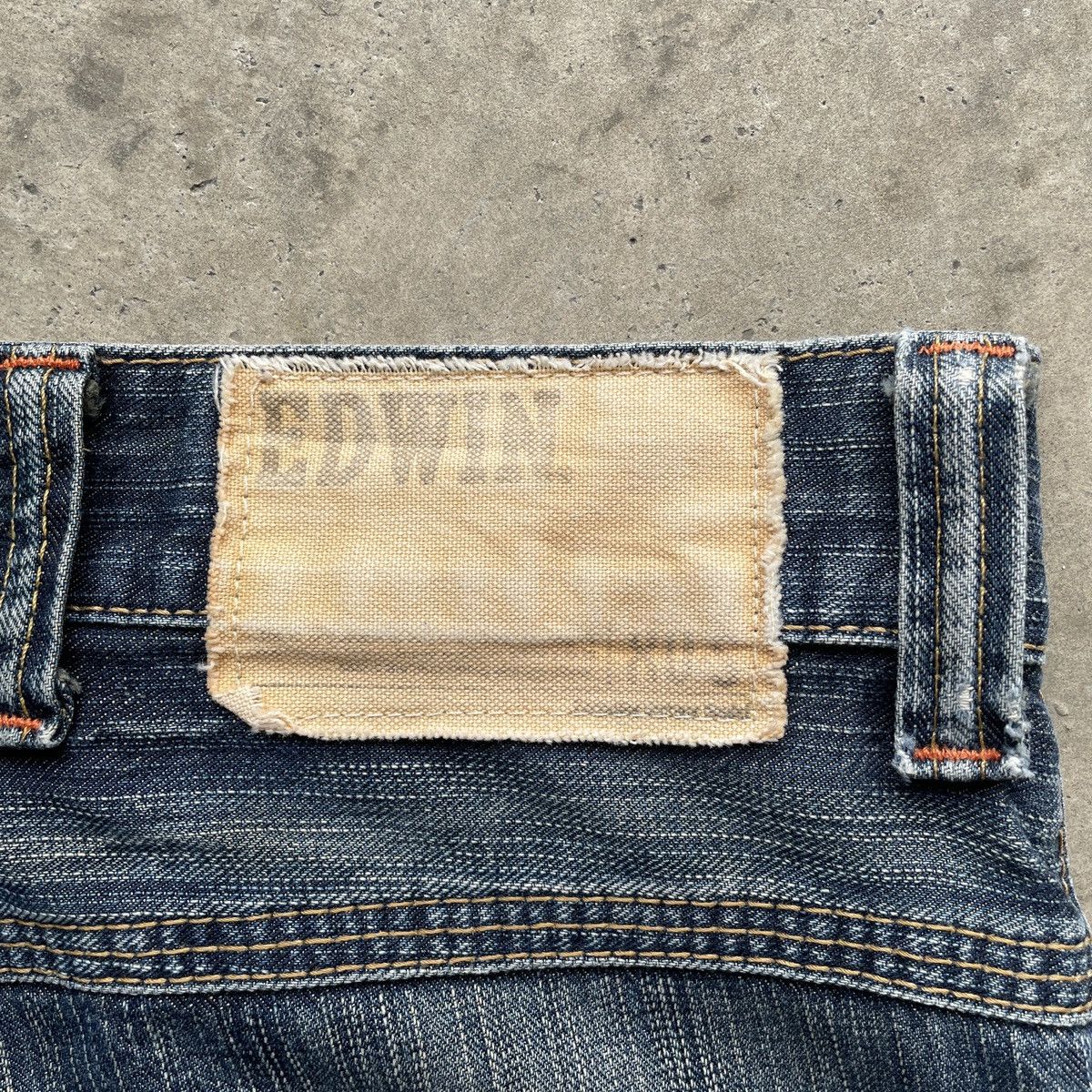 Japanese Brand Vintage Edwin XV-S Faded Distressed Jeans Denim Pants W31 Size US 31 - 10 Thumbnail