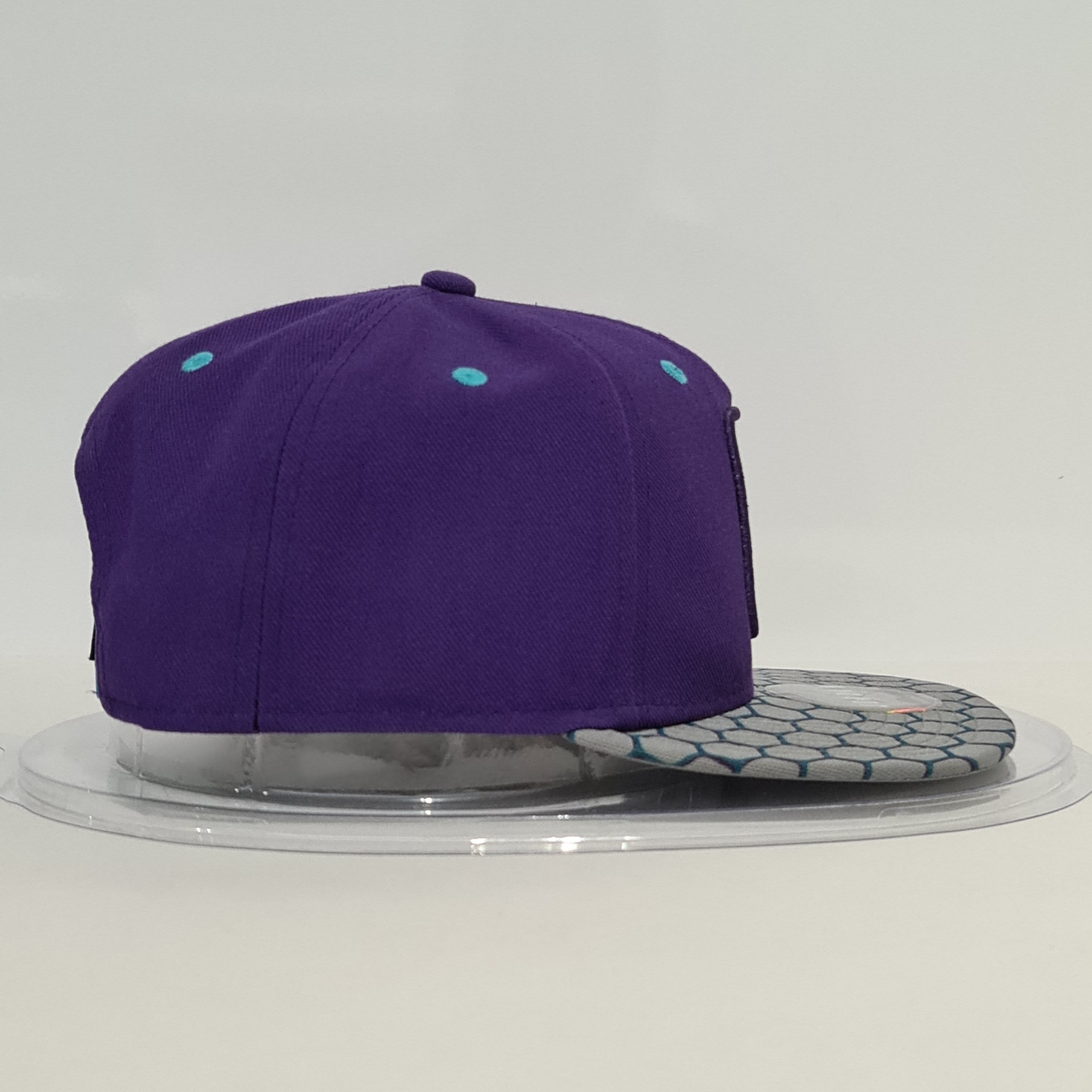 Jordan Brand Jordan Cap Snapback 'CNY Hornets' Purple/Grey Size ONE SIZE - 4 Thumbnail