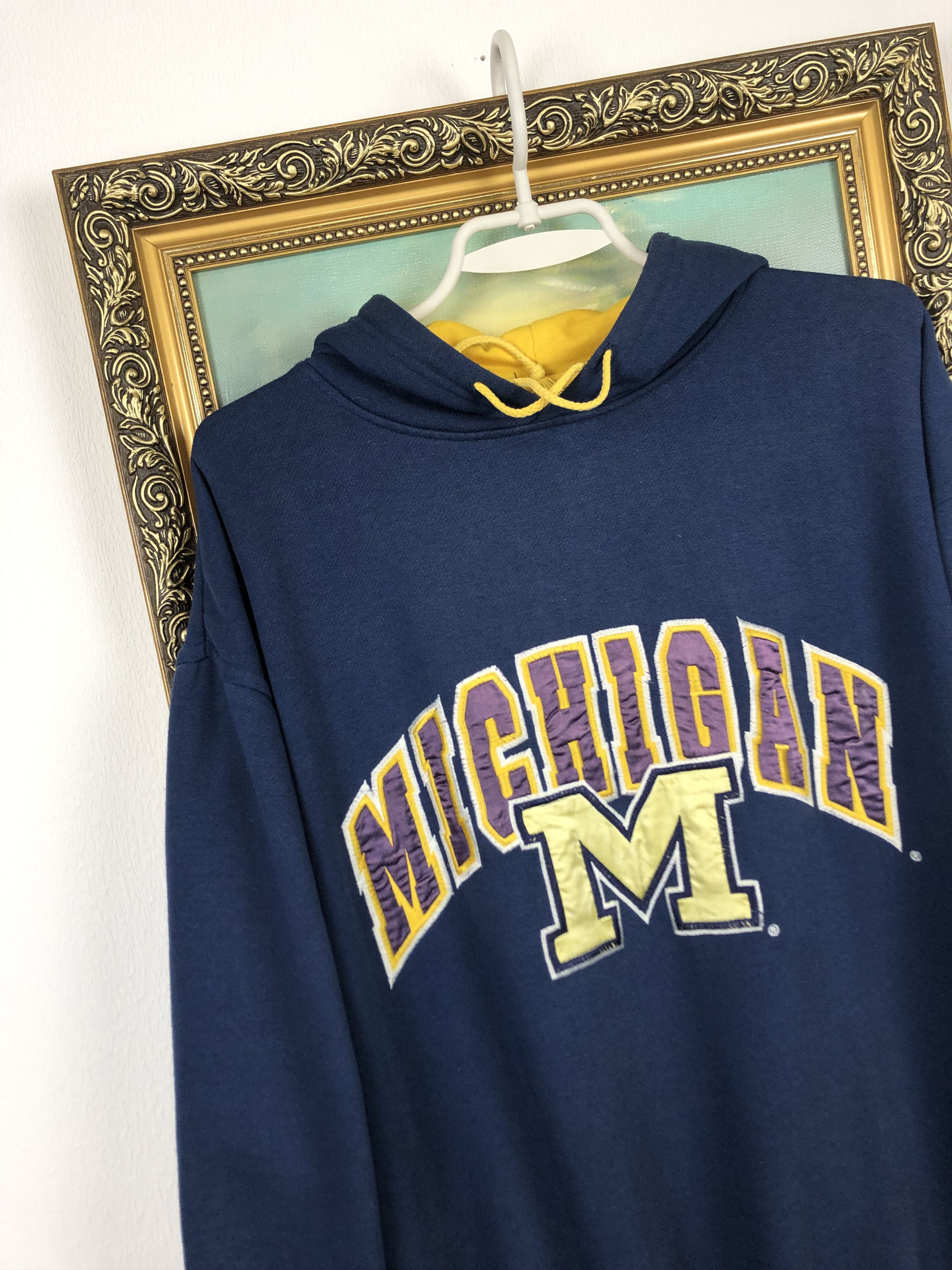 Starter Vintage University Michigan Wolverines Starter Hoodie Rare Size US M / EU 48-50 / 2 - 3 Thumbnail
