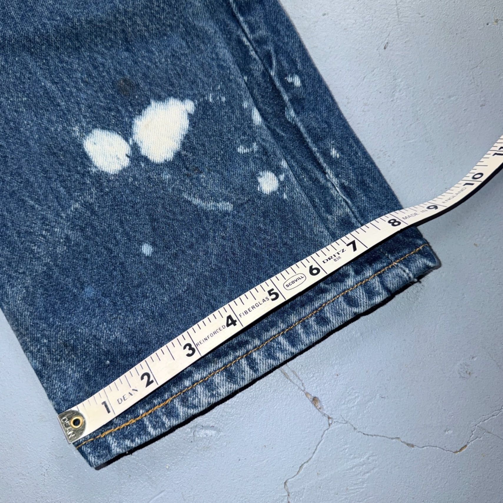 Levi's Levis 501 Vintage Jeans 501 Levi's Straight Leg 34x33 Blue Med Wash 90s Mens Regular Size US 34 / EU 50 - 5 Thumbnail