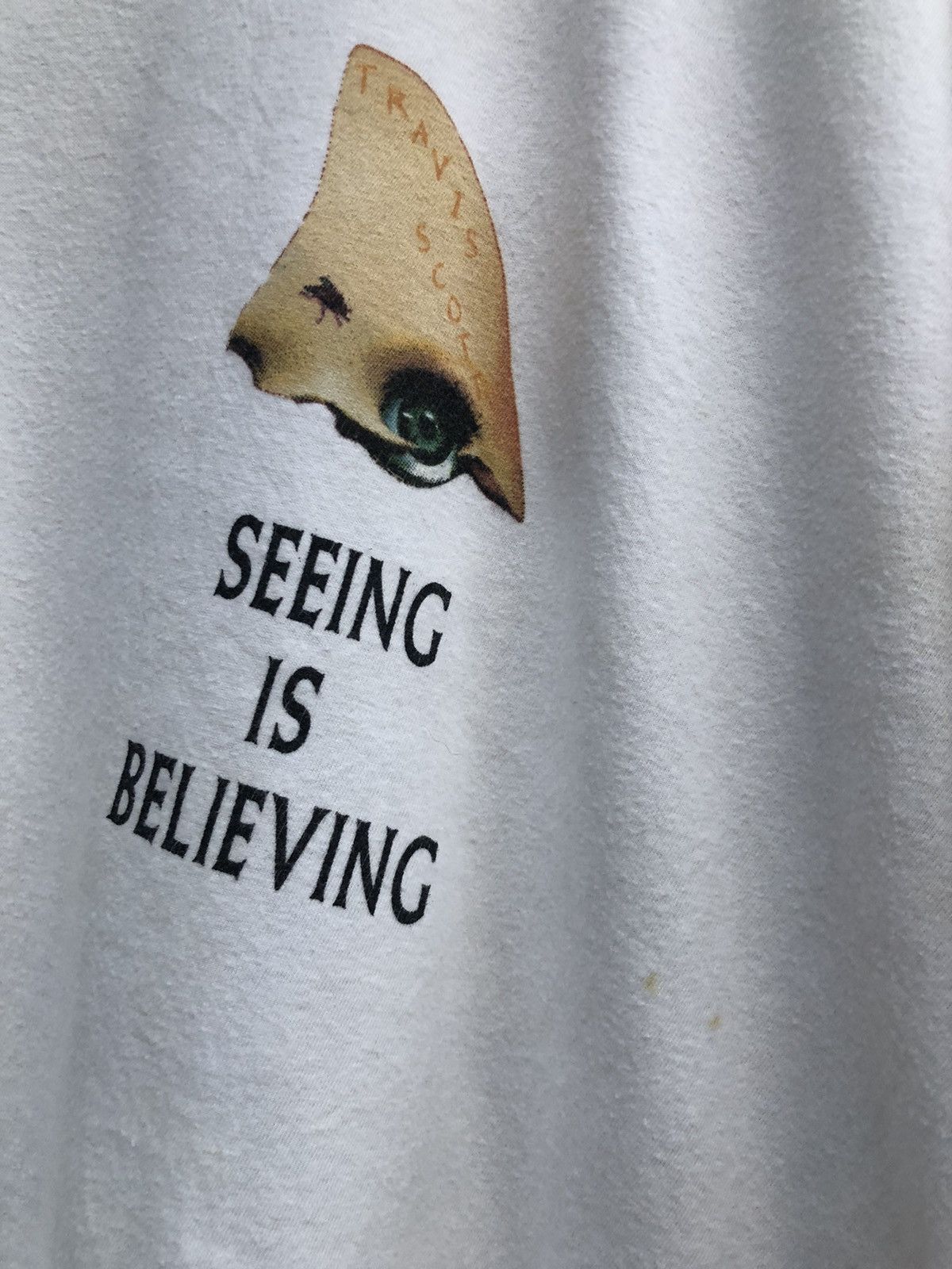 Band Tees × Rap Tees × Travis Scott Travis Scott "Seeing Is Believing" Tshirt Size US XXL / EU 58 / 5 - 4 Thumbnail