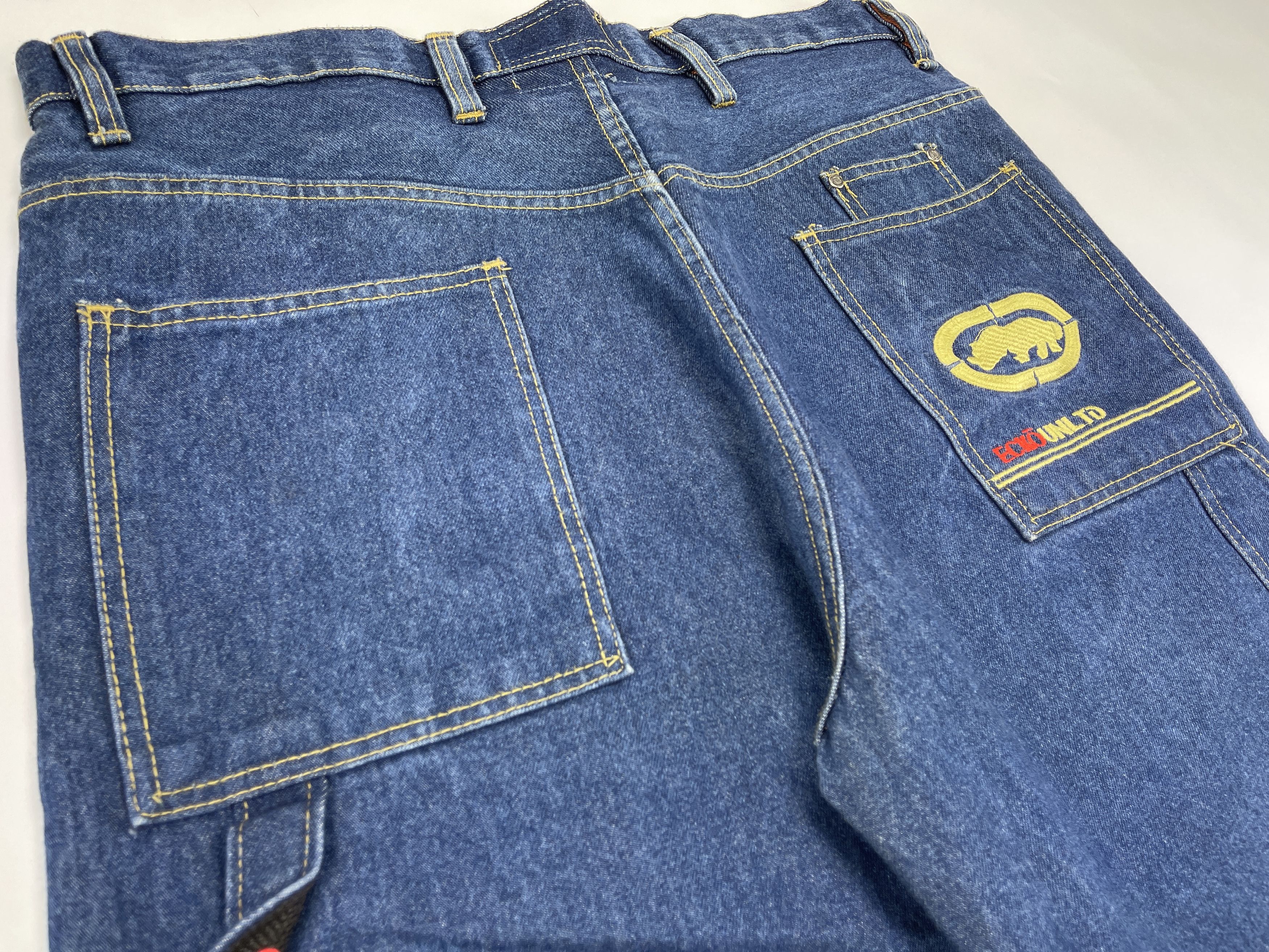 Ecko Unltd. Ecko Unltd jeans, baggy, vintage 90s hip hop skater Y2K W 36 Size US 36 / EU 52 - 6 Thumbnail
