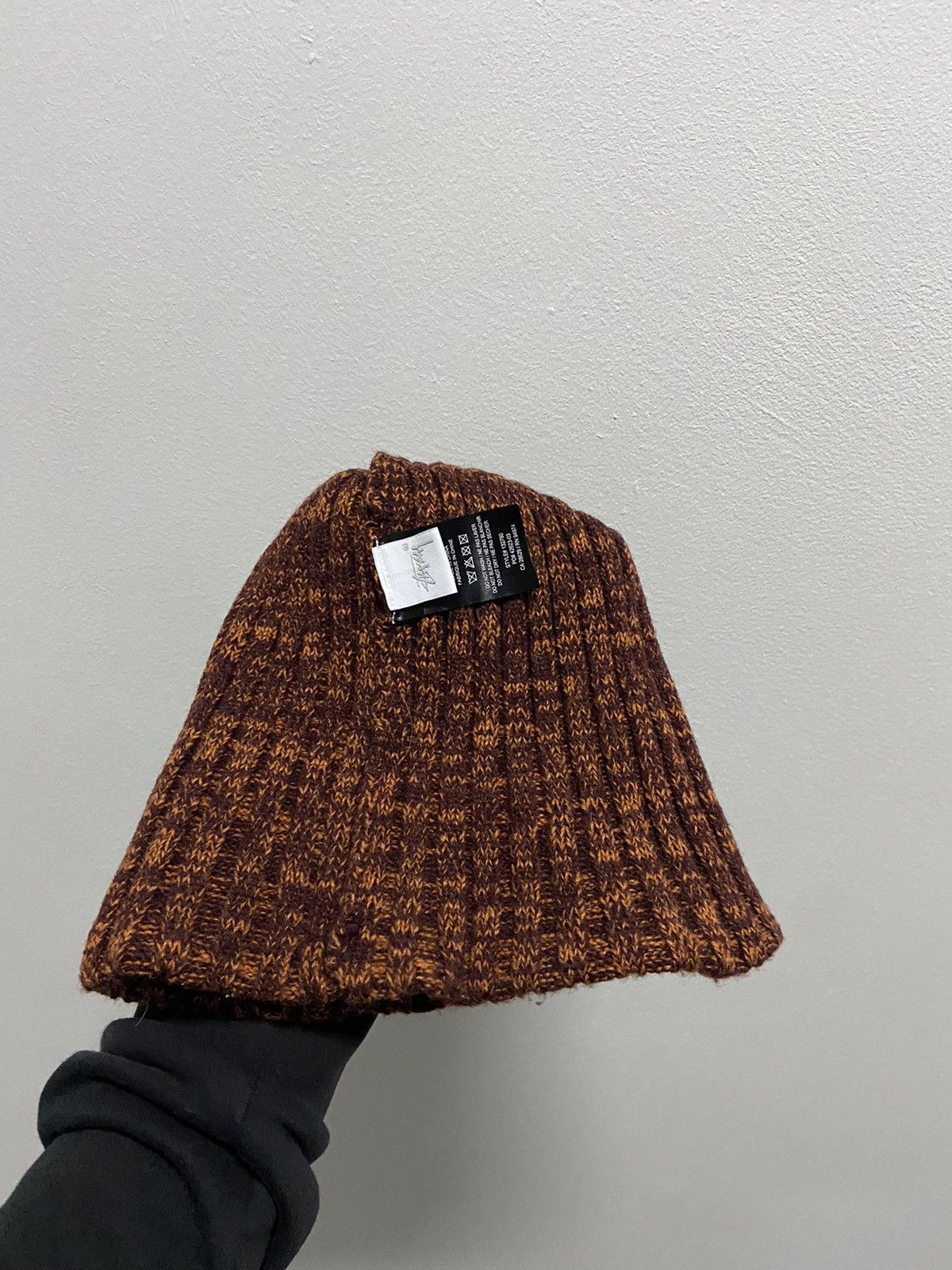 Stussy × Vintage Stussy Hat Vintage beanie Small Logo knitted vintage Size ONE SIZE - 4 Thumbnail