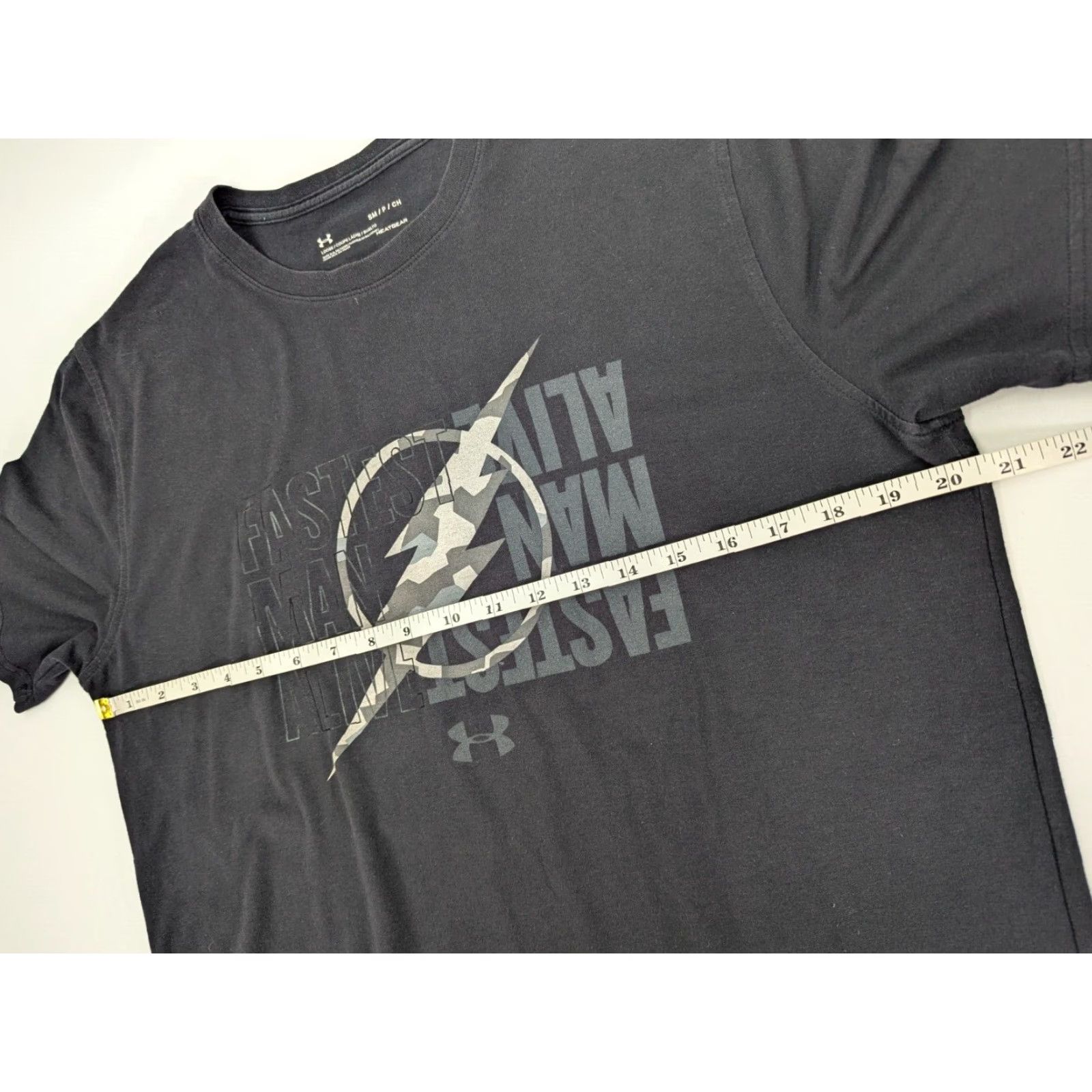 Under Armour Under Armour Shirt Men Small The Flash Camouflage Crew Neck Short Sleeve Justice League Size US S / EU 44-46 / 1 - 6 Thumbnail