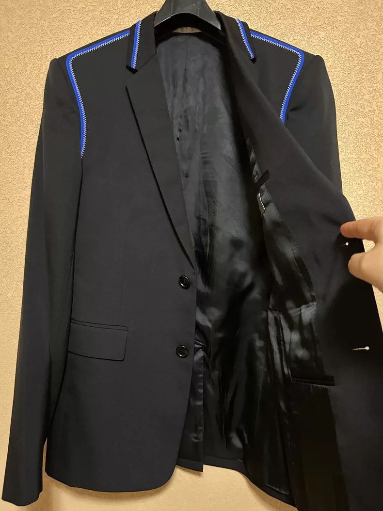 Dior Dior Electric blue line wool show suit 2505-Nextarrow Size 42R - 7 Thumbnail
