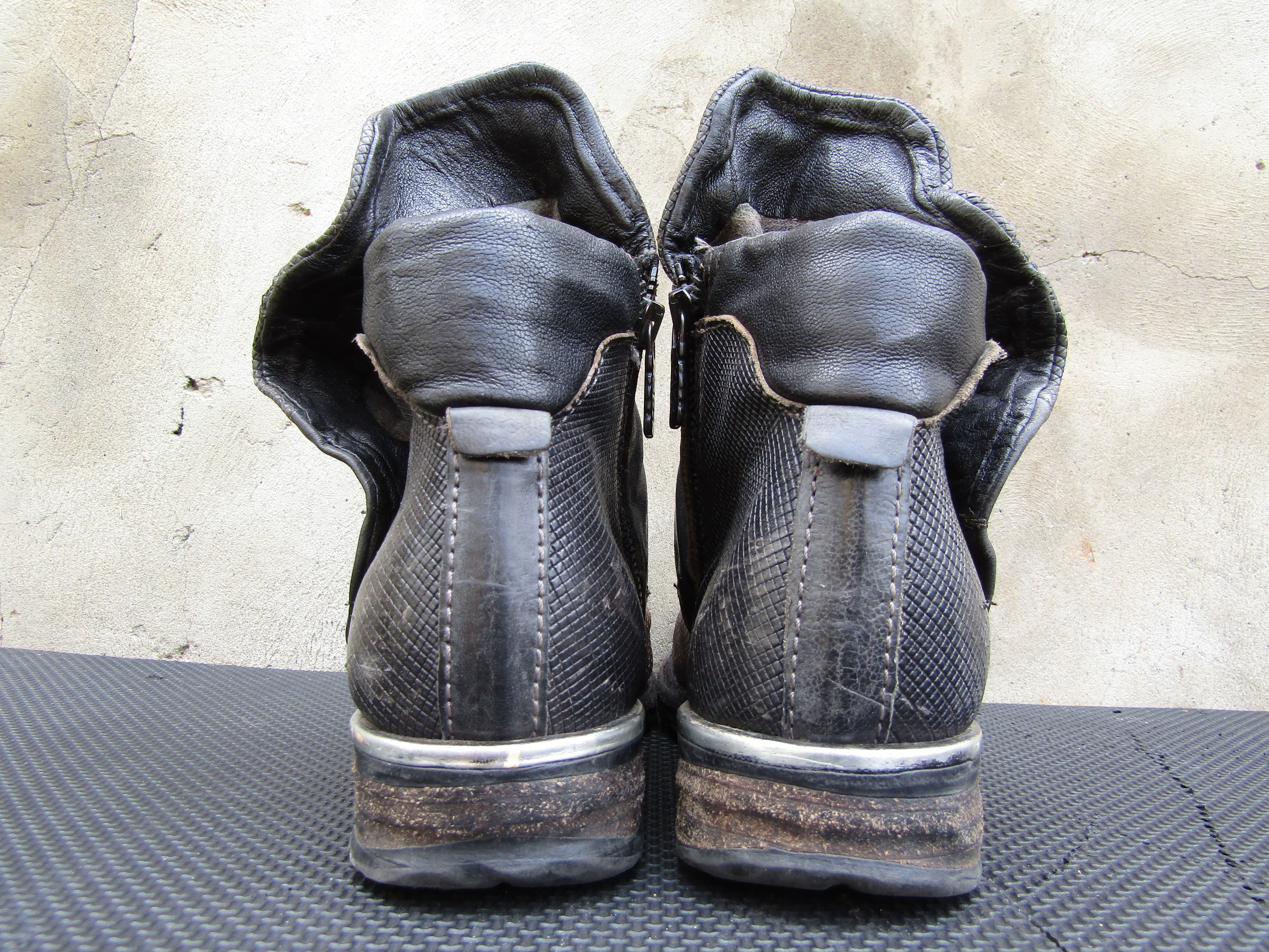 A.S.98 A.S.98 Airstep Buckle Leather Zip Biker brown Leather Size US 9.5 / IT 39.5 - 8 Thumbnail