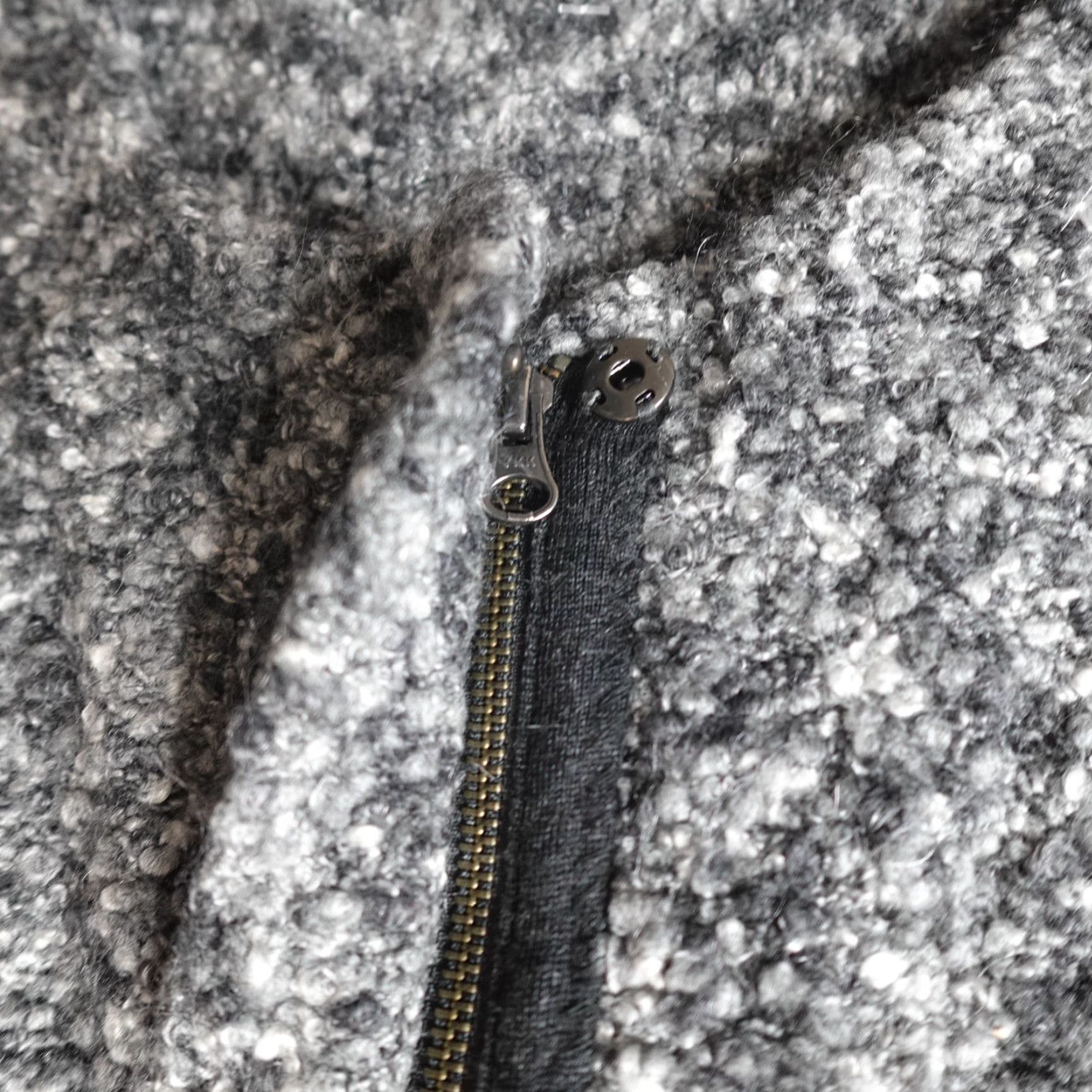 Eileen Fisher Eileen Fisher Jacket Womens L Gray Boucle Wool Mohair Nylon Size L / US 10 / IT 46 - 4 Thumbnail