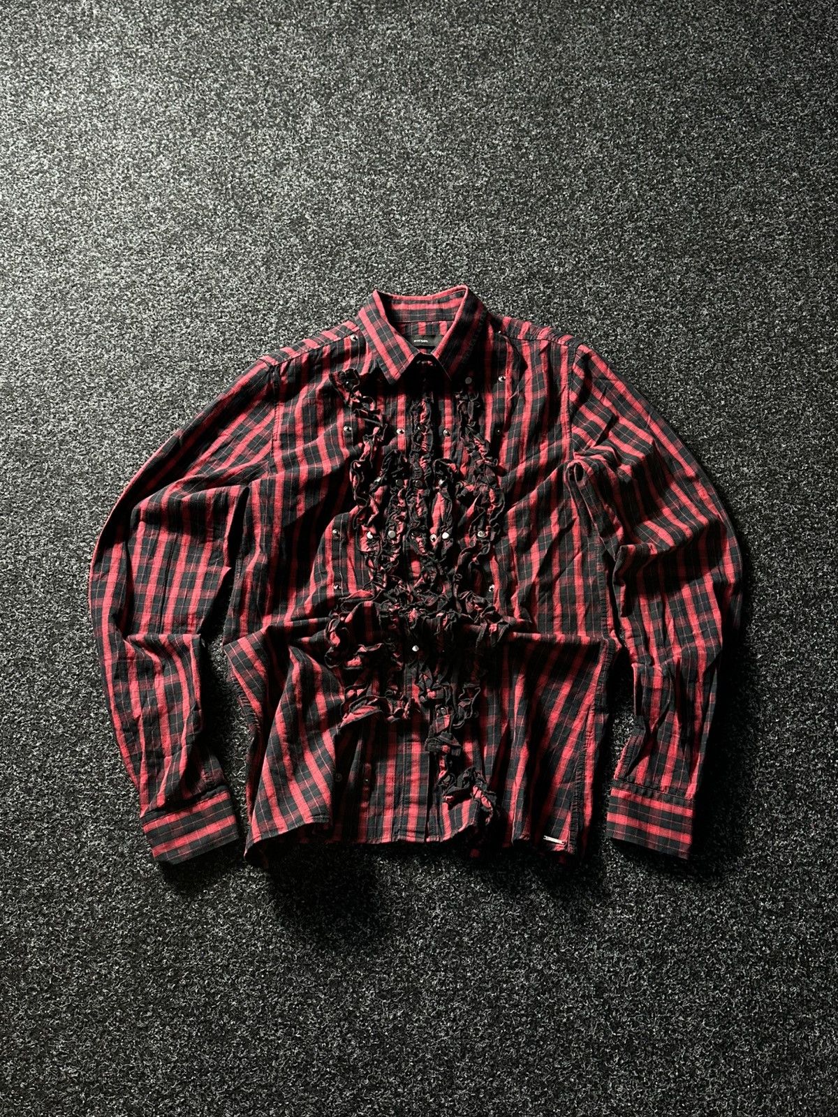 Diesel × If Six Was Nine × Vintage 🚨VNTG Diesel Avant-garde MOHAIR Shirt very rare Streetwear Size L / US 10 / IT 46 - 1 Thumbnail