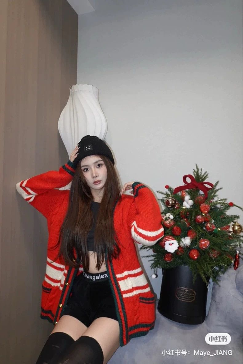 Gucci Gucci Red slogan knitted cardigan jacket 2504-Nextarrow Size US S / EU 44-46 / 1 - 8 Thumbnail