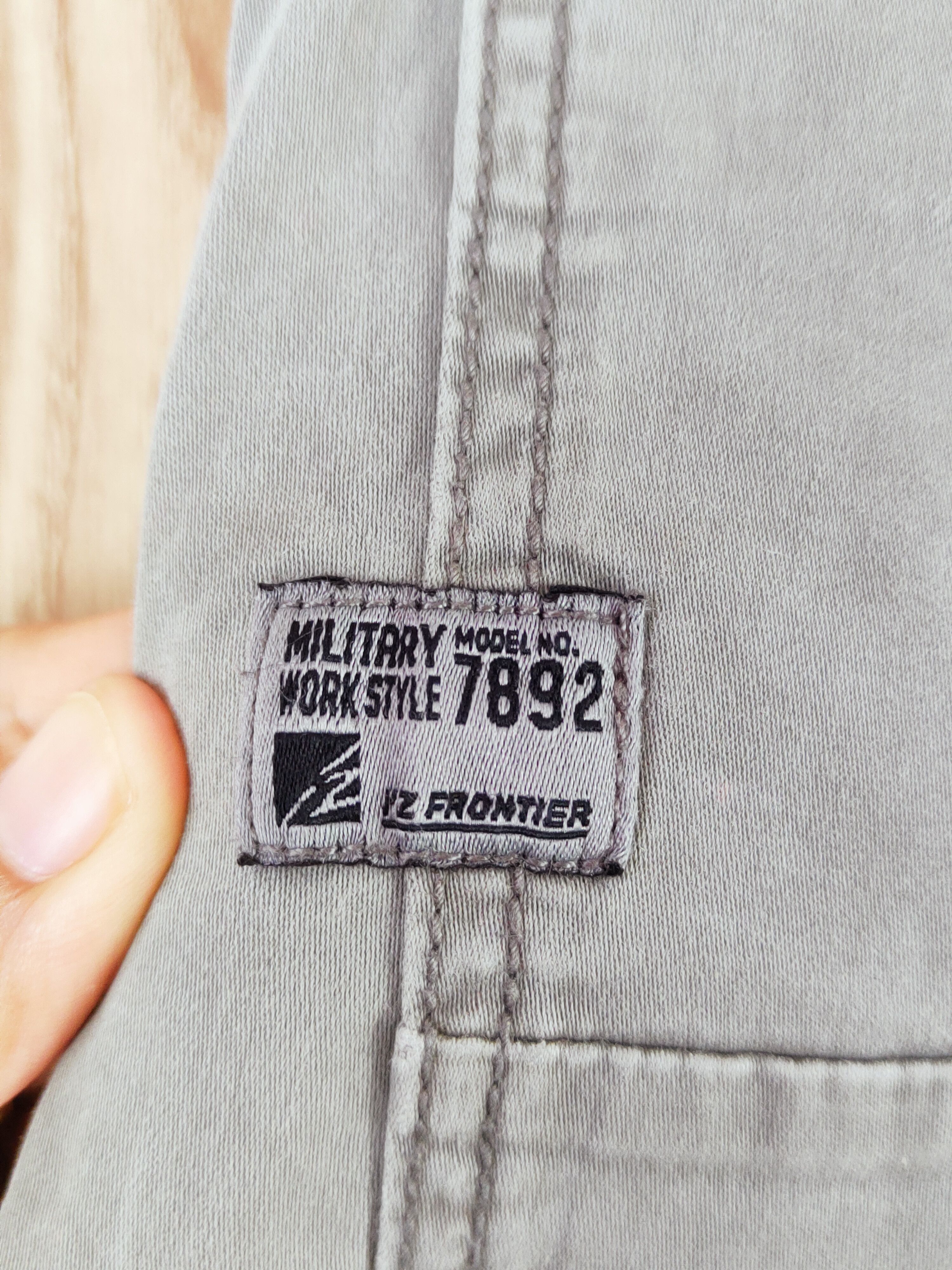 Japanese Brand I'z Frontier Gray Multipocket Tactical Cargo Pants #W859 Size US 30 / EU 46 - 9 Thumbnail