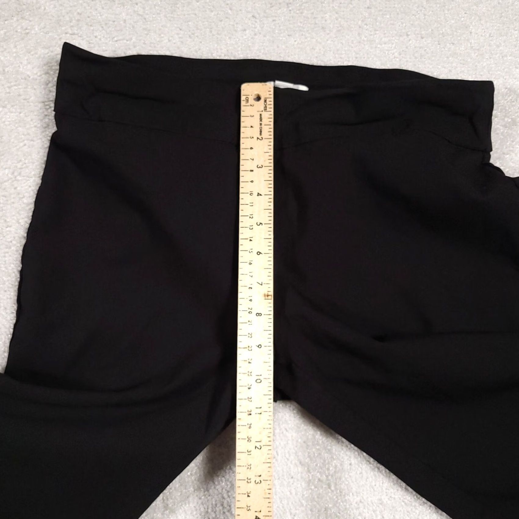 Croft & Barrow Croft & Barrow Capri Pants Women's 8 Black Stretch Pull On Elastic Waist Crop Capris Size 30" / US 8 / IT 44 - 6 Thumbnail