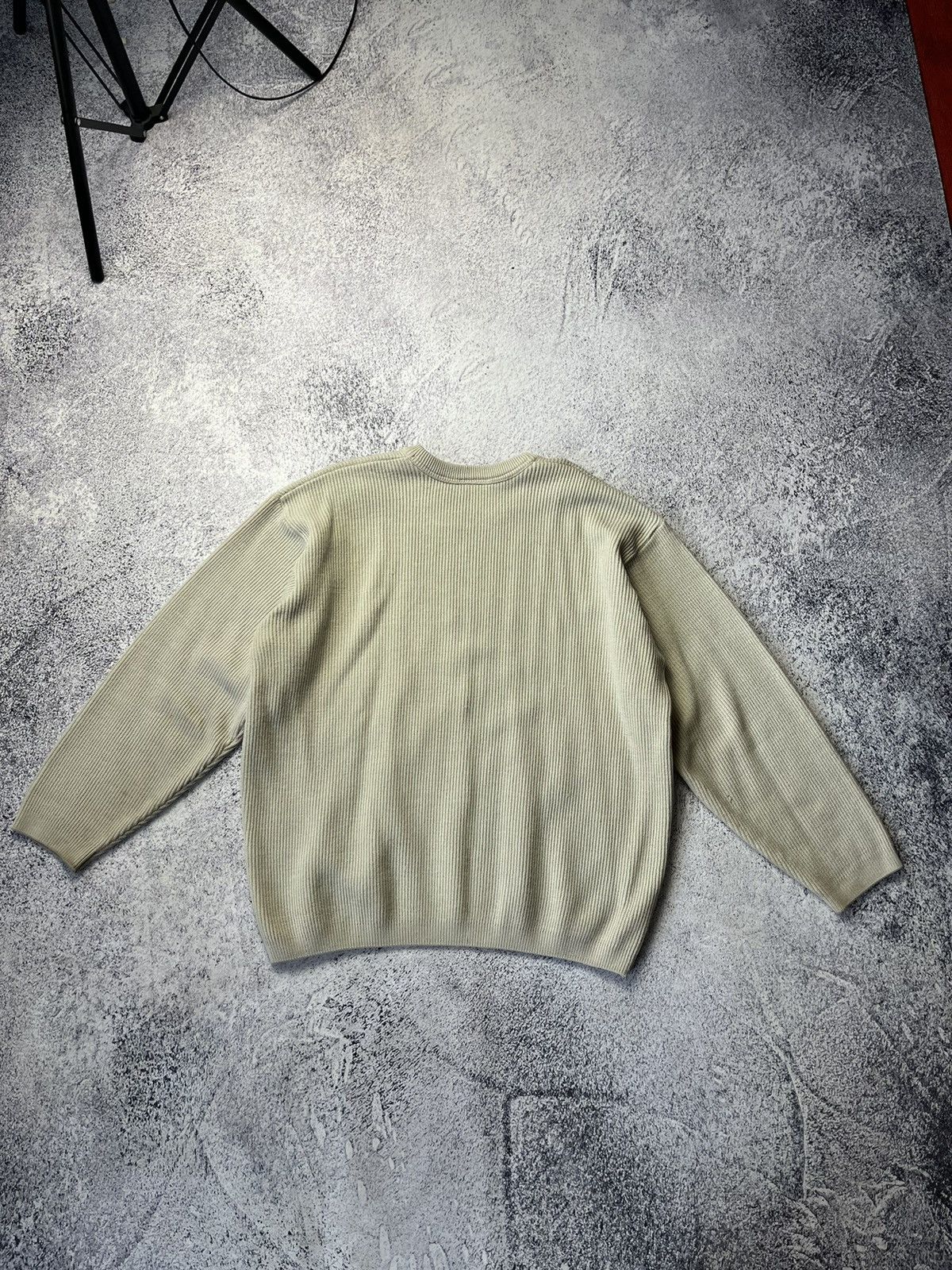 Lacoste Rare Vintage Lacoste Distressed Wool Knitted Sweater Y2K Size US M / EU 48-50 / 2 - 17 Thumbnail