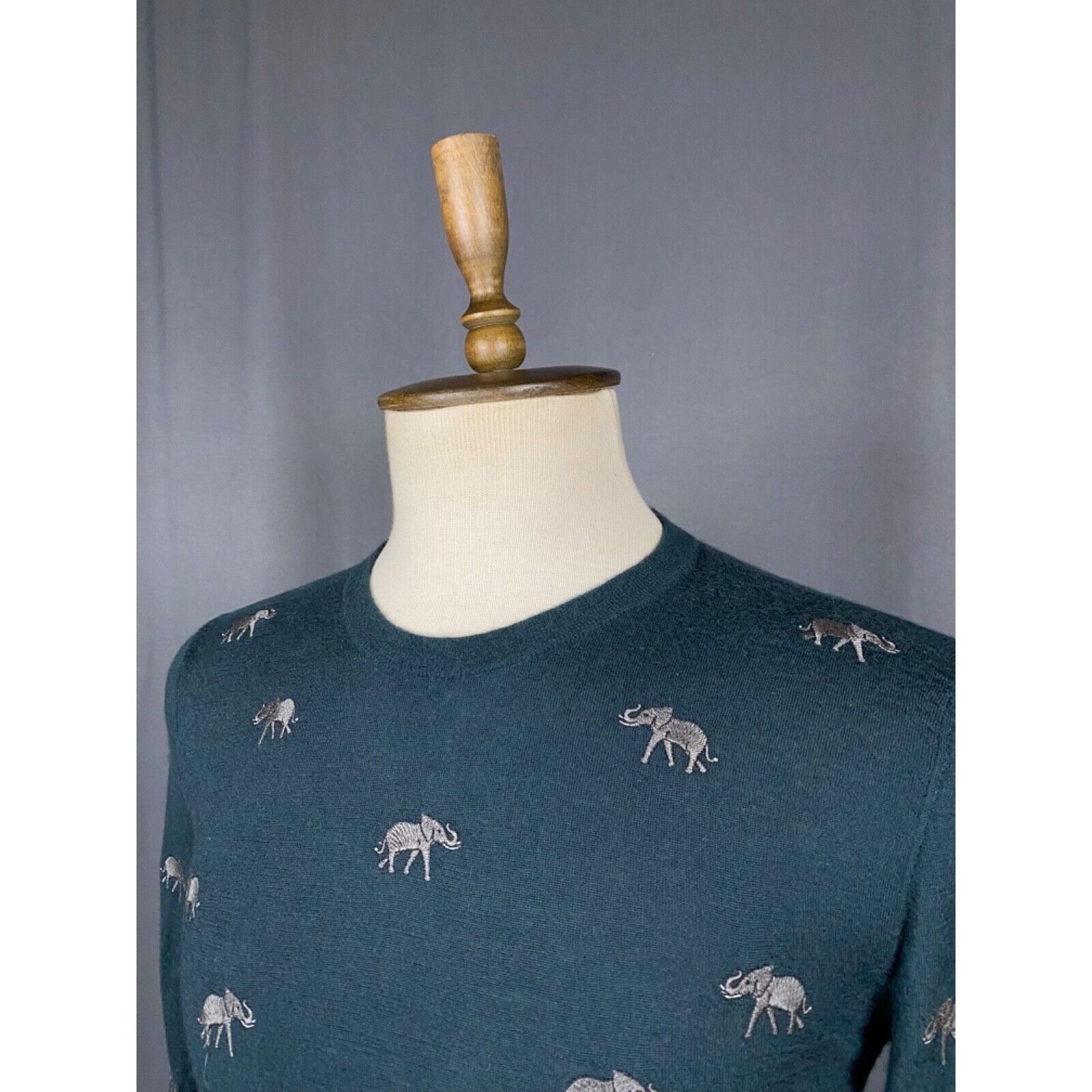 Dolce & Gabbana MINT! Dolce&Gabbana Men's Green Wool Crewneck Sweater Size 4 Size US M / EU 48-50 / 2 - 5 Thumbnail