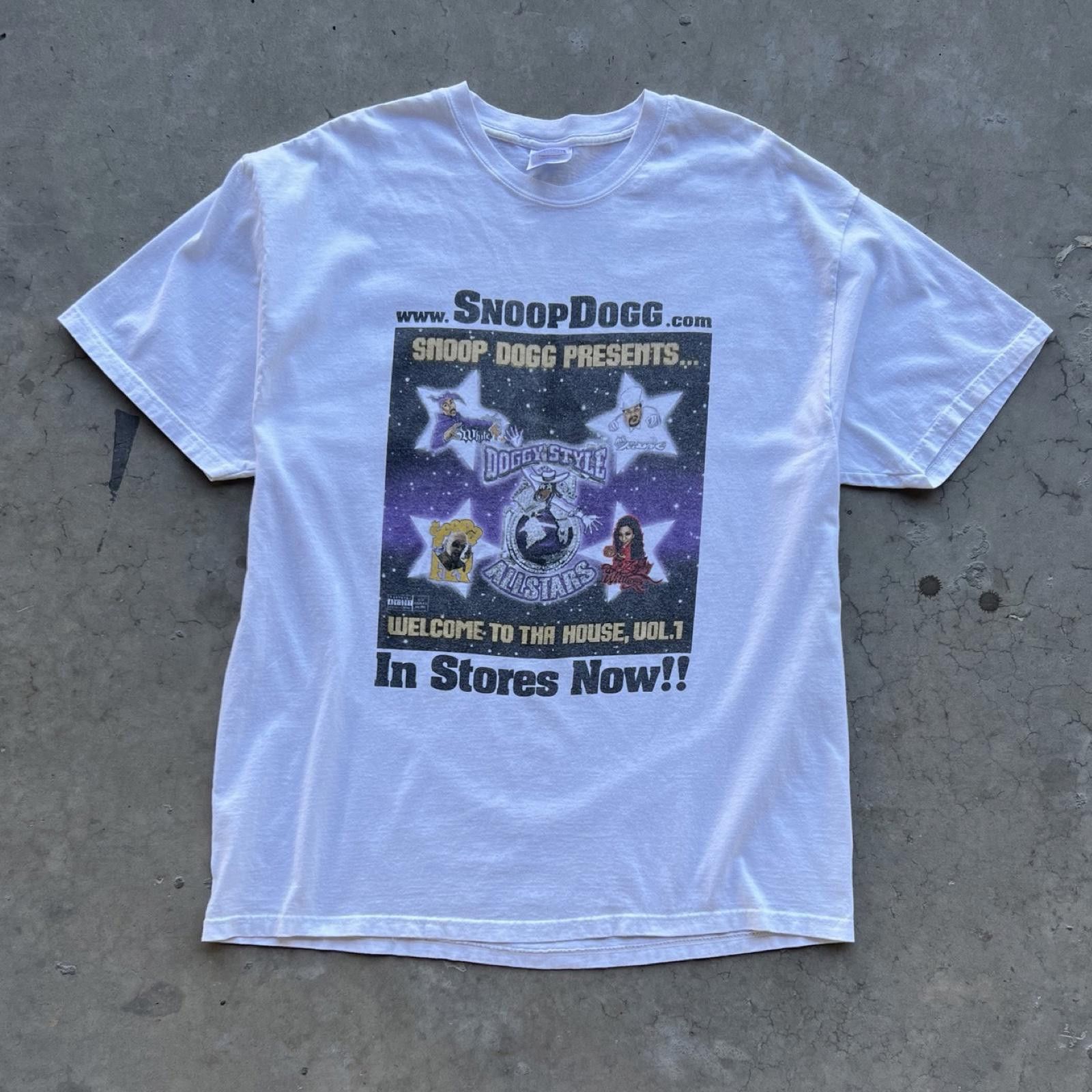 Hanes Y2K Snoop Dogg Welcome To Tha House Vintage Rare Size US XL / EU 56 / 4 - 1 Thumbnail
