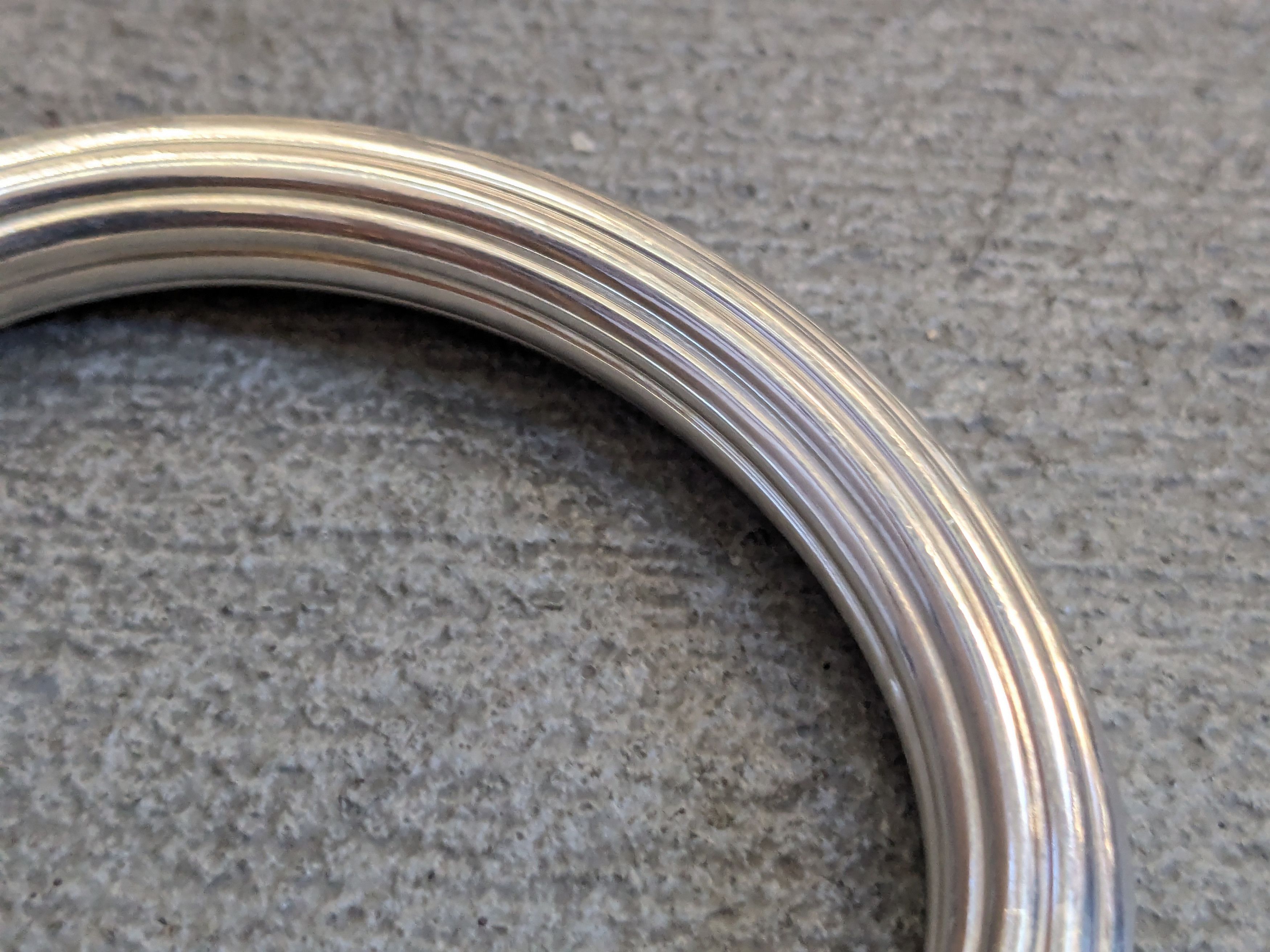 Jewelry Vintage Sterling Silver Bracelet Milor 7" Hinge Bangle Italy Size ONE SIZE - 6 Thumbnail