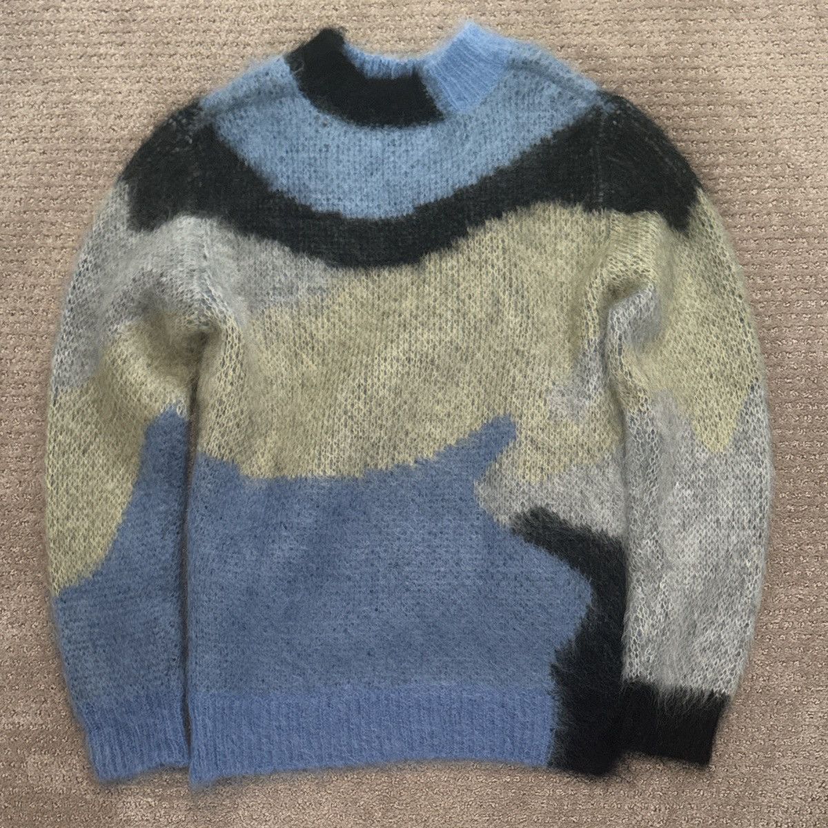 Ambush Design AW18 Mohair Jacquard Intarsia Knit Sweater Size US M / EU 48-50 / 2 - 2 Thumbnail