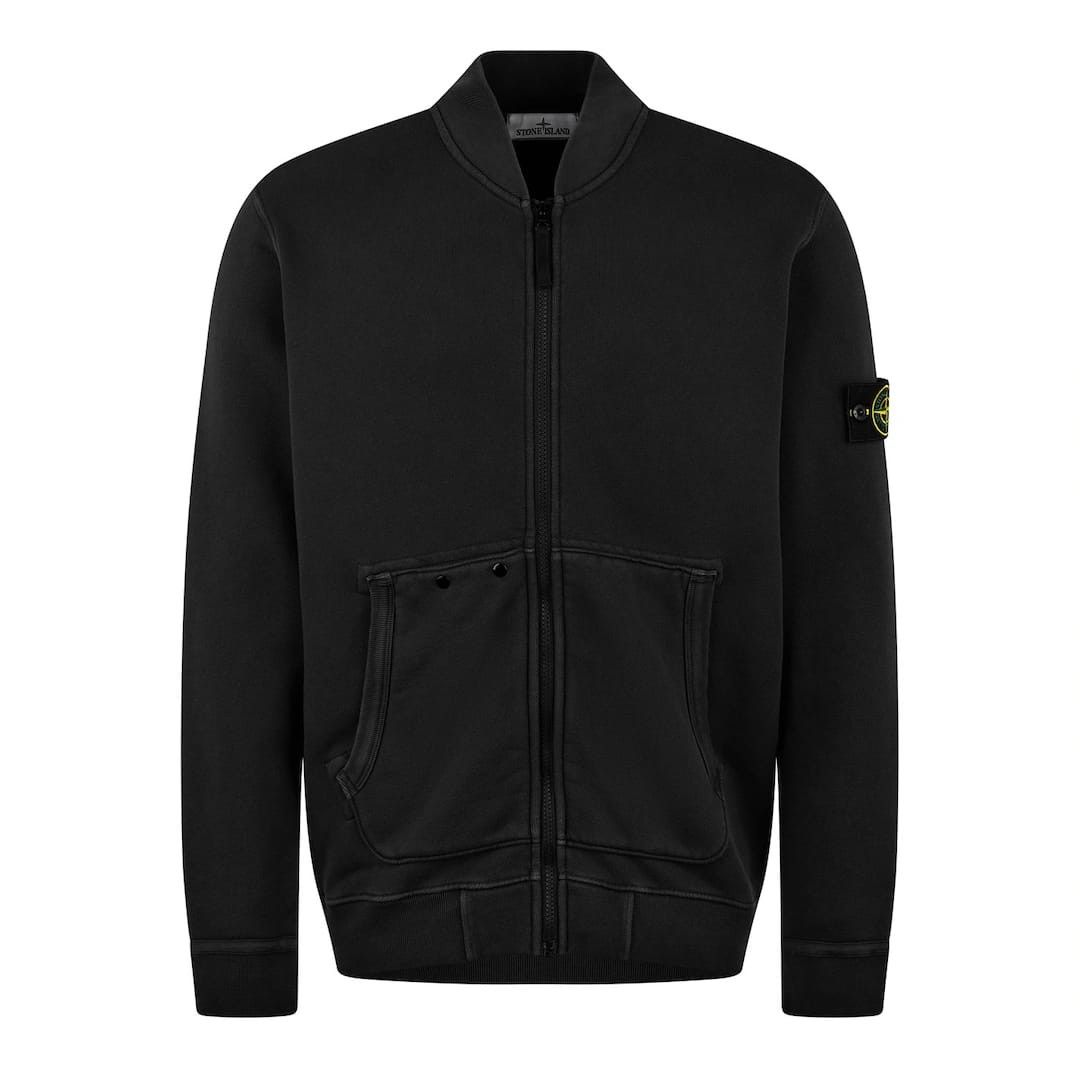 Stone Island o1g2r1mq0526 Heavy Weight Front Pockets Zip Bomber Jacket Size US XL / EU 56 / 4 - 1 Thumbnail