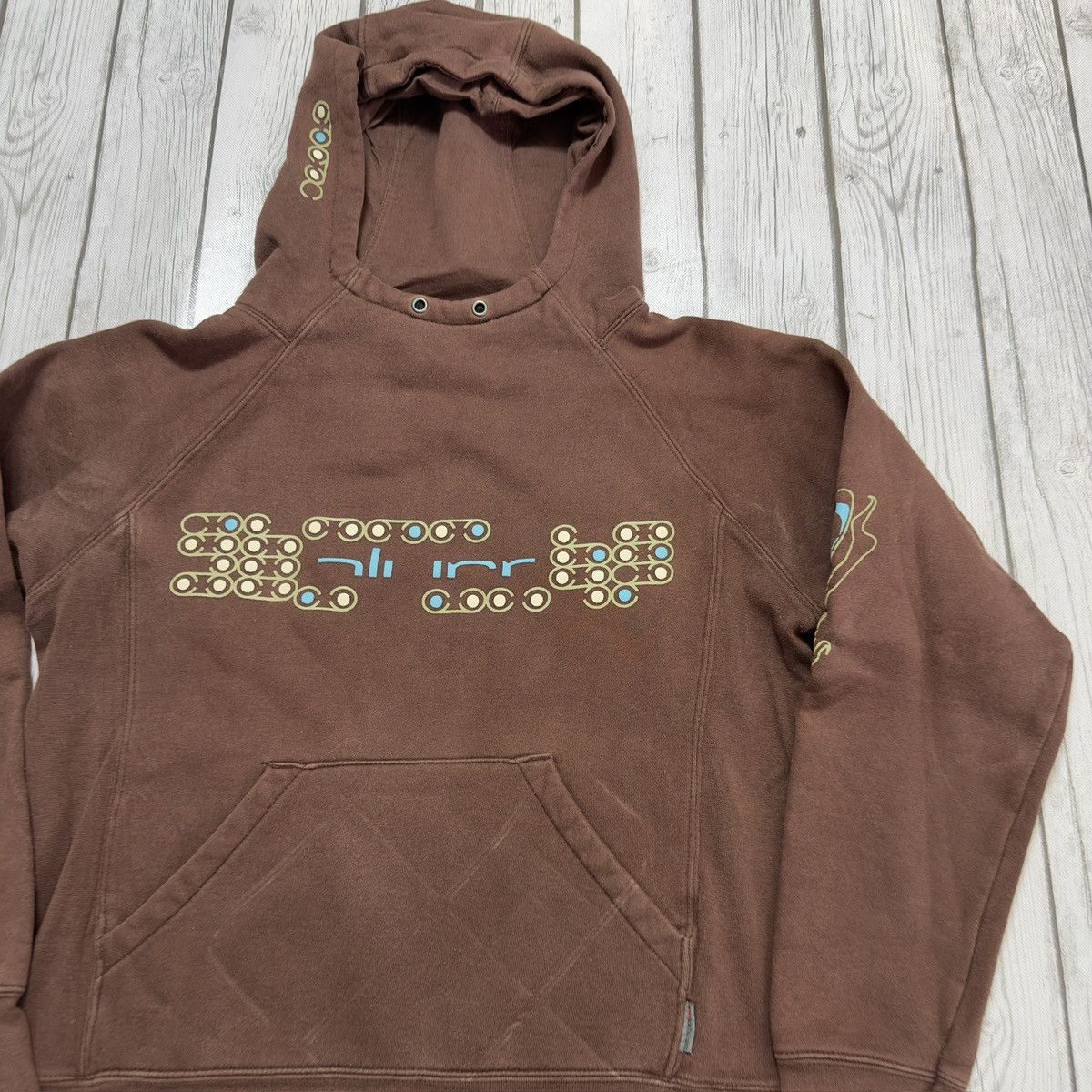 Vintage Vintage Blurr hoodie Size S / US 4 / IT 40 - 3 Thumbnail