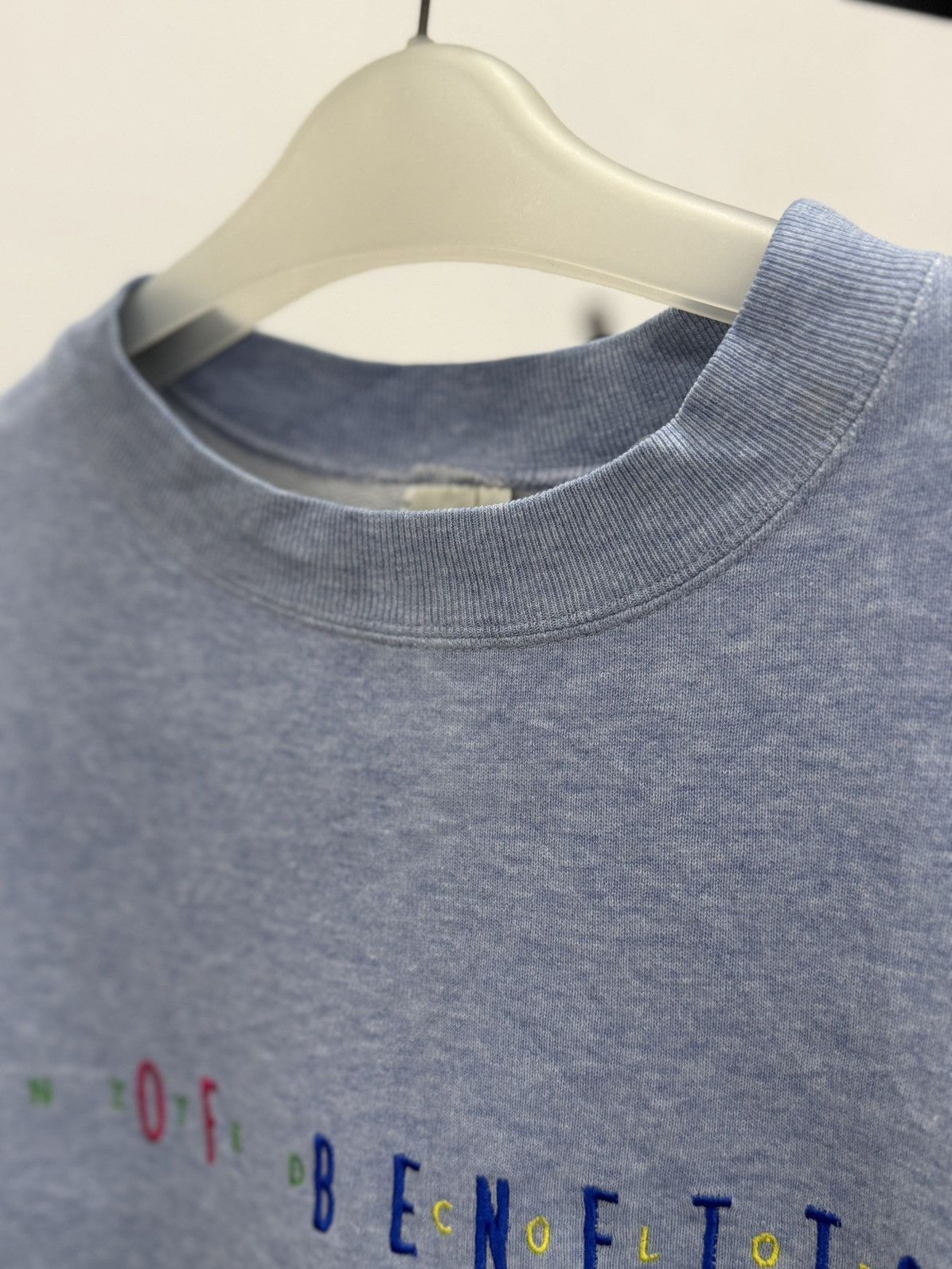 United Colors Of Benetton 🔥 90s United Colors of Benetton Colorway Embroidery Sweat -S Size US S / EU 44-46 / 1 - 7 Thumbnail