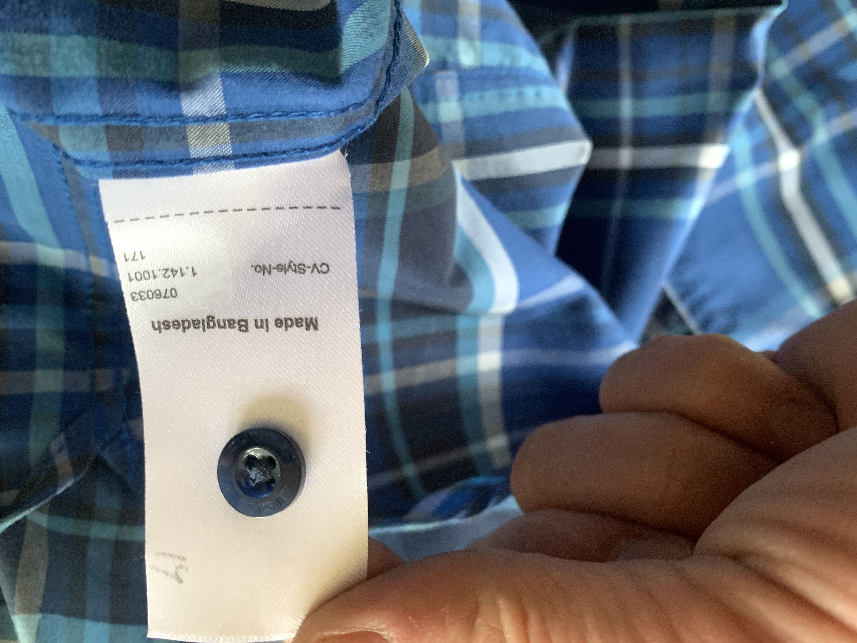 Other Cutting Edge Mens Pocket Plaid Trekking Button Up Shirt Size US S / EU 44-46 / 1 - 7 Thumbnail