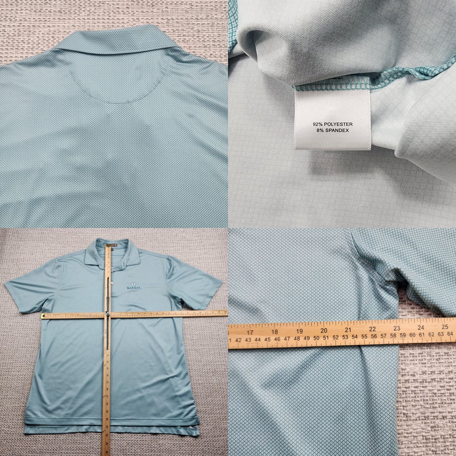 Peter Millar Peter Millar Polo Shirt Mens L Summer Comfort Golf Blue Geometric Logo Stretch Classic Preppy Size US L / EU 52-54 / 3 - 8 Thumbnail