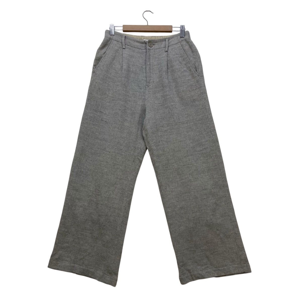 Issey Miyake Plantation by Issey Miyake Cropped Wide Pants Size US 26 / EU 42 - 1 Thumbnail