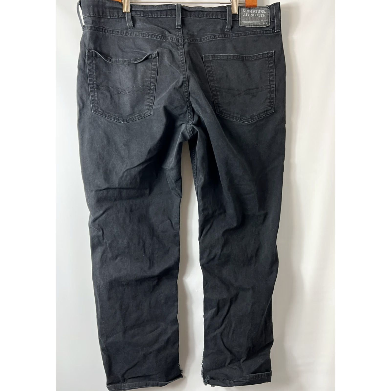 Levi's Levi's Jeans Mens Black 38x30 S67 Regular Straight 38 30 Mens Size US 38 / EU 54 - 5 Thumbnail