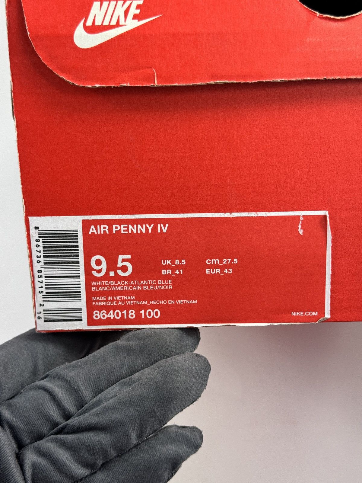 Nike AIR PENNY IV SNEAKERS 2017 Size US 9.5 / EU 42-43 - 14 Thumbnail