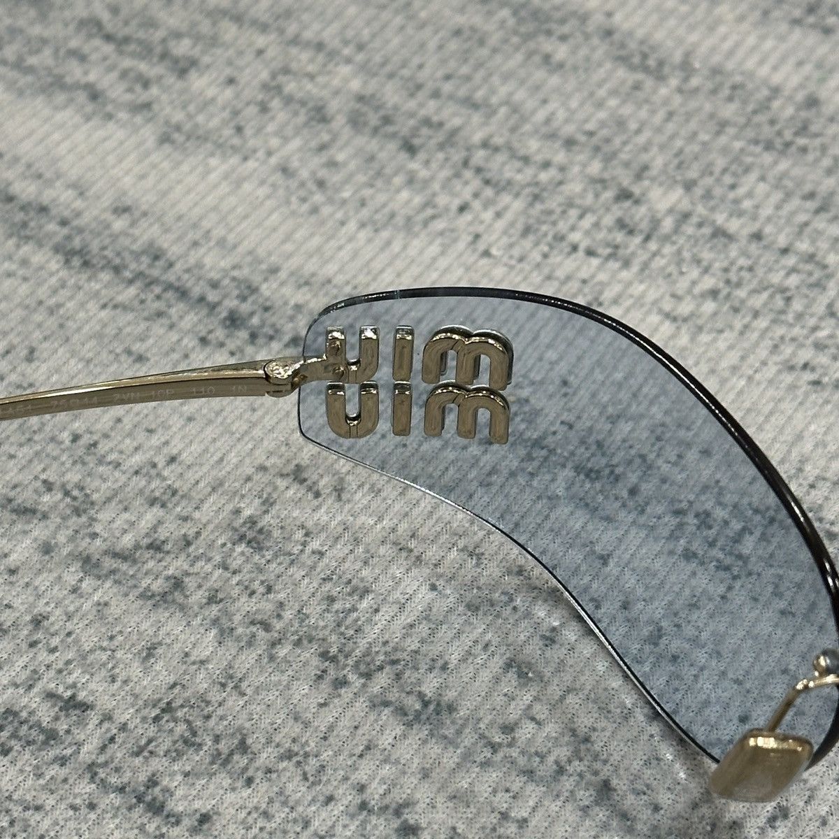 Miu Miu MIU MIU 0MU A51S ZVN10P SUNGLASSES Size ONE SIZE - 7 Thumbnail