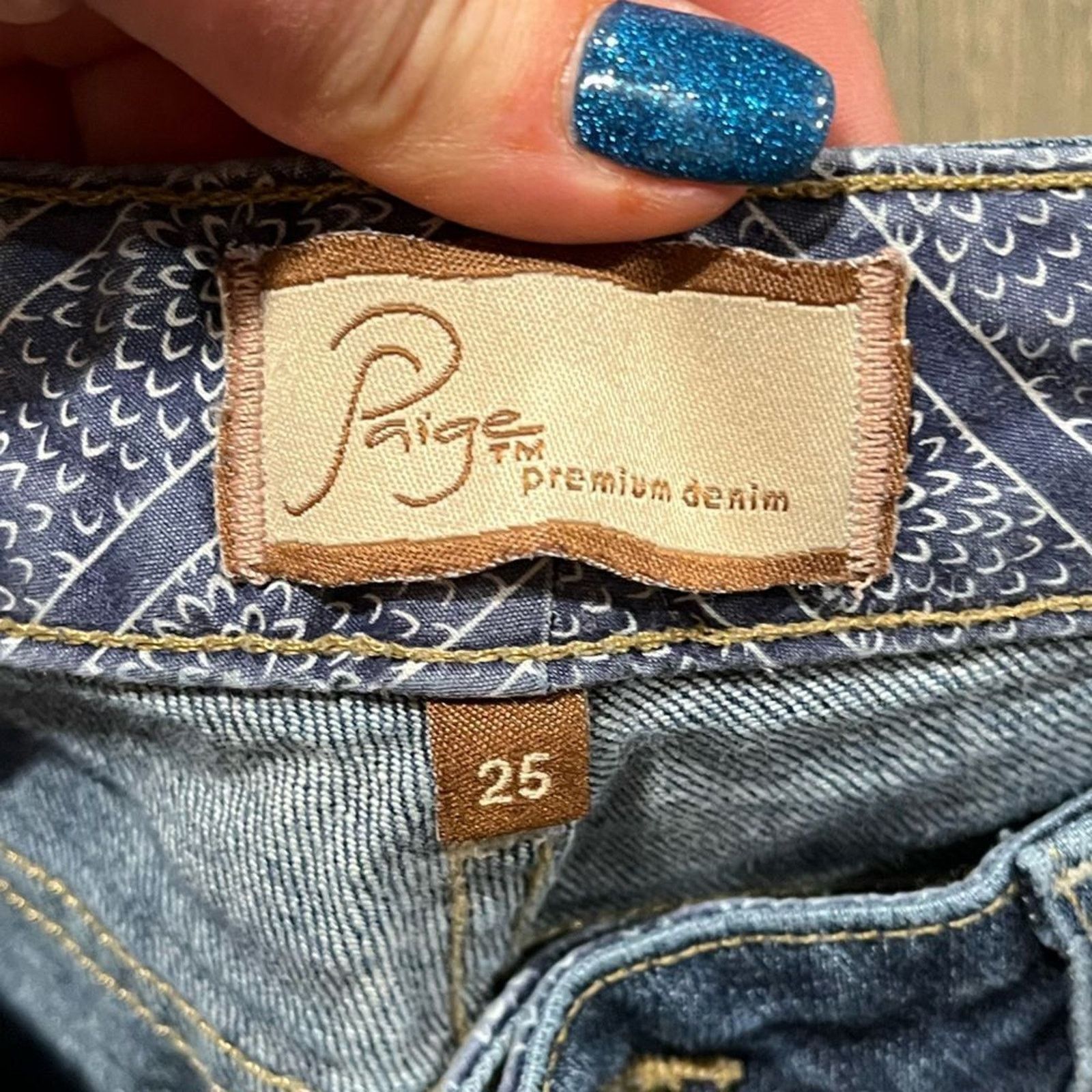 Paige Paige Skinny Boyfriend Jeans Jimmy Jimmy Distressed Size 25 Size 25" / US 0 / IT 36 - 6 Thumbnail