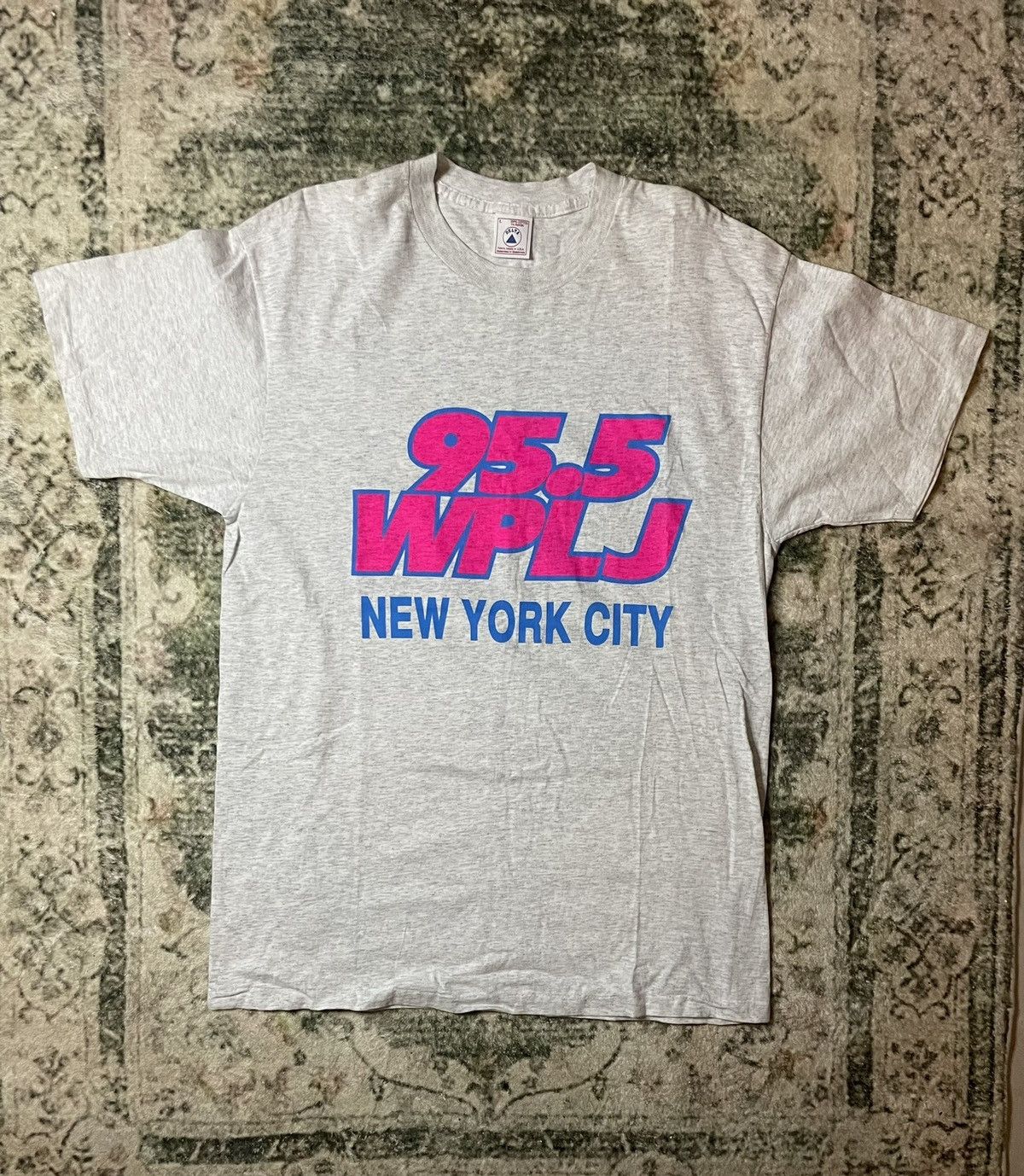 Vintage 1990 New York City WPLJ 95.5 Radio Size US L / EU 52-54 / 3 - 1 Thumbnail