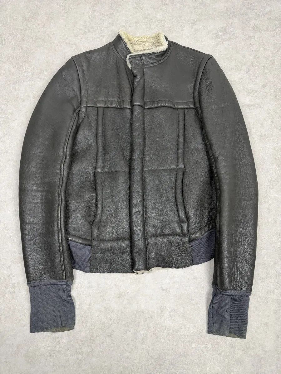 Rick Owens Rick Owens Premium Black Shearling Leather Jacket Size US M / EU 48-50 / 2 - 1 Thumbnail