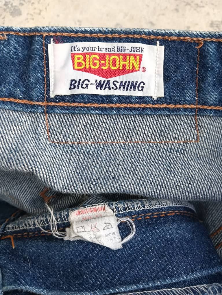 Big John × Japanese Brand Vintage big John boot cut flare denim Size US 29 - 3 Thumbnail