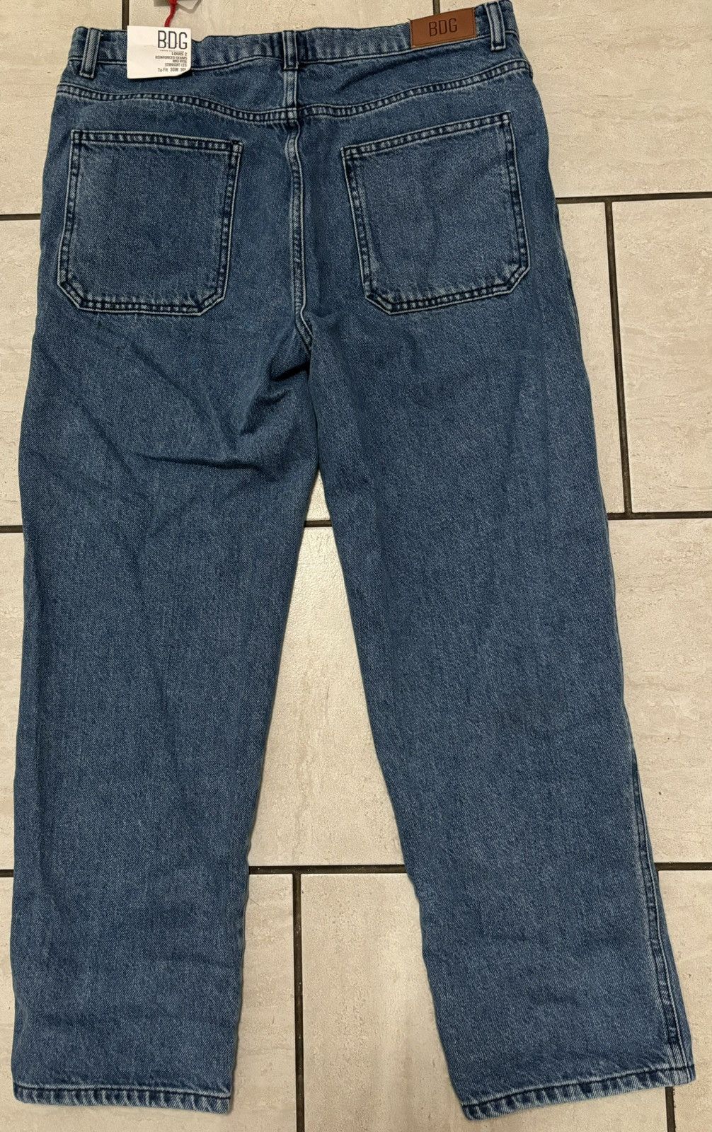 Bdg × Urban Outfitters × Vintage BDG Blue Panel Louis Skate Jean Size US 30 / EU 46 - 4 Thumbnail