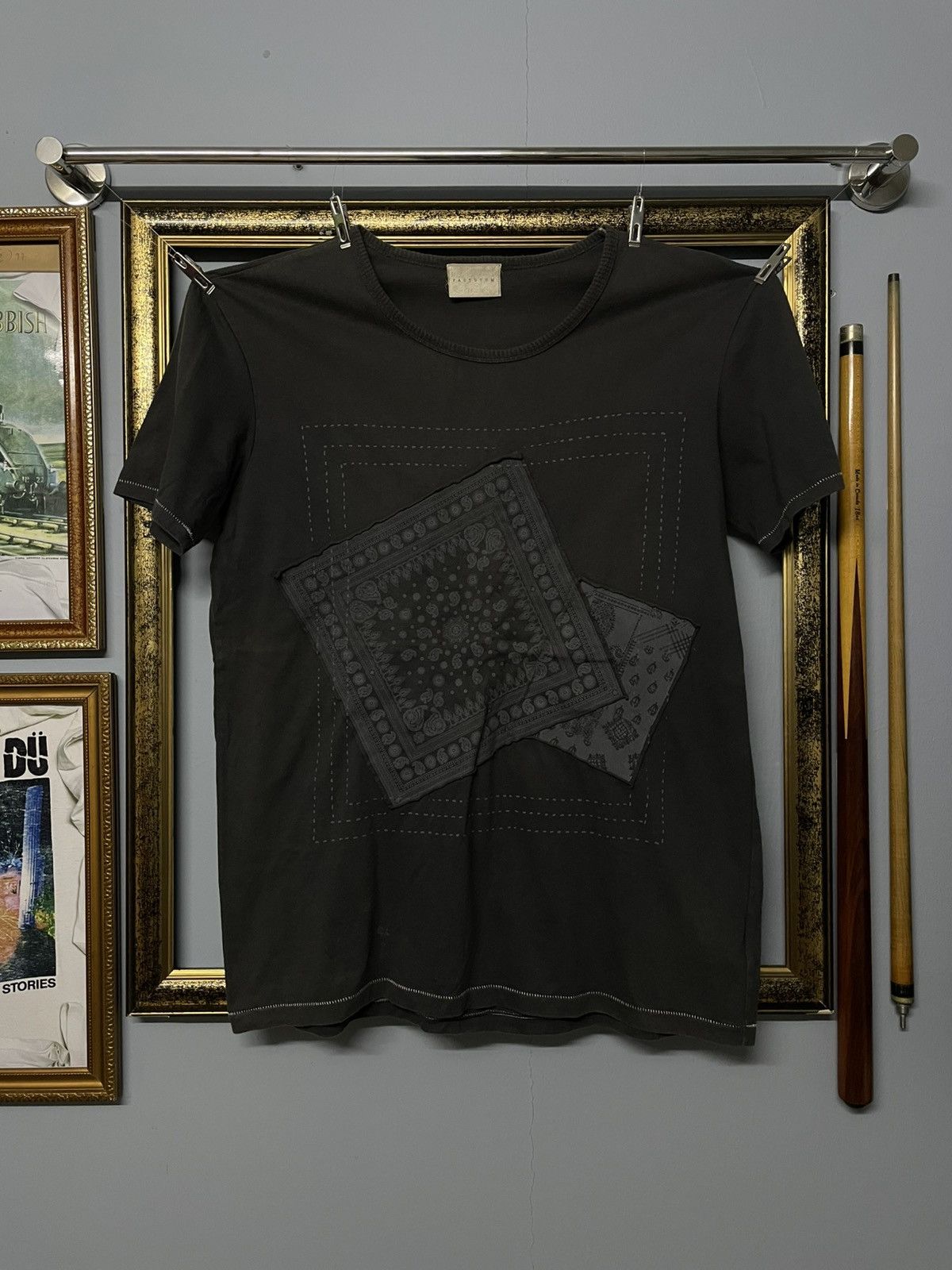 FACTOTUM × Japanese Brand × Vintage Vintage Japan Designer Factotum Faded Bandana Paisley Tshirt Size US M / EU 48-50 / 2 - 1 Thumbnail