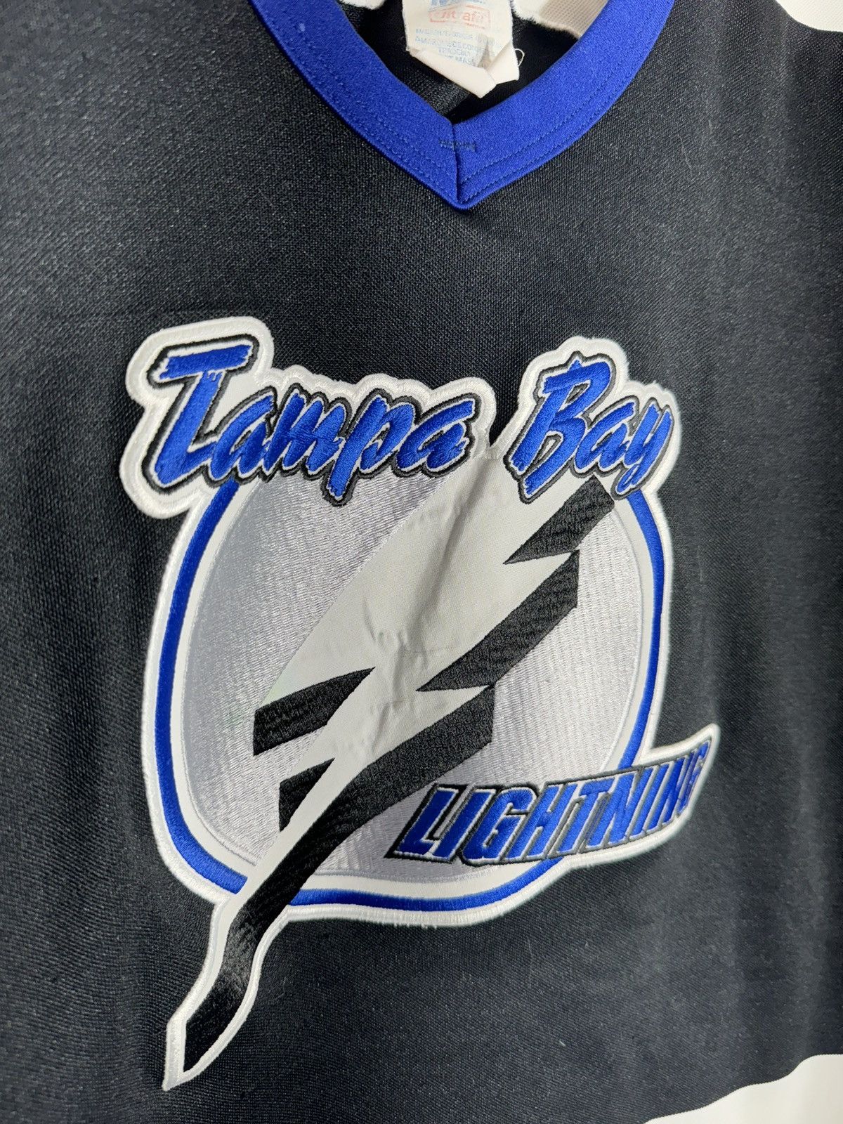 Vintage Vintage CCM Tampa Bay Lightning Jersey Size US XL / EU 56 / 4 - 4 Thumbnail