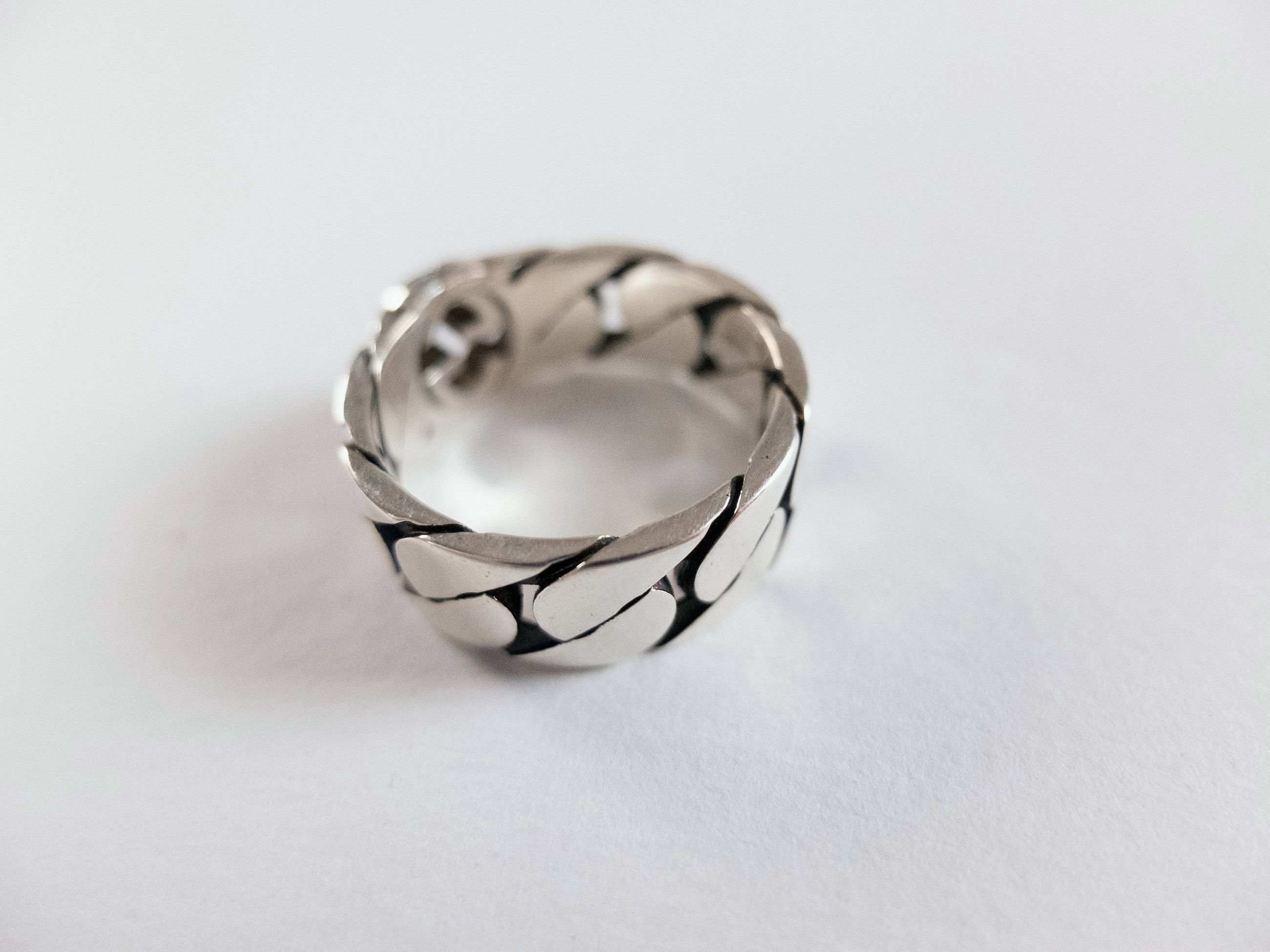 Gucci GUCCI interlocking G logo silver chain ring Size 20 / 9 Size ONE SIZE - 5 Thumbnail