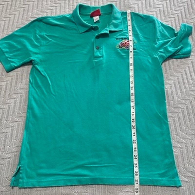 Coca Cola Vintage World of Coca Cola Atlanta green polo size M Size US M / EU 48-50 / 2 - 6 Thumbnail