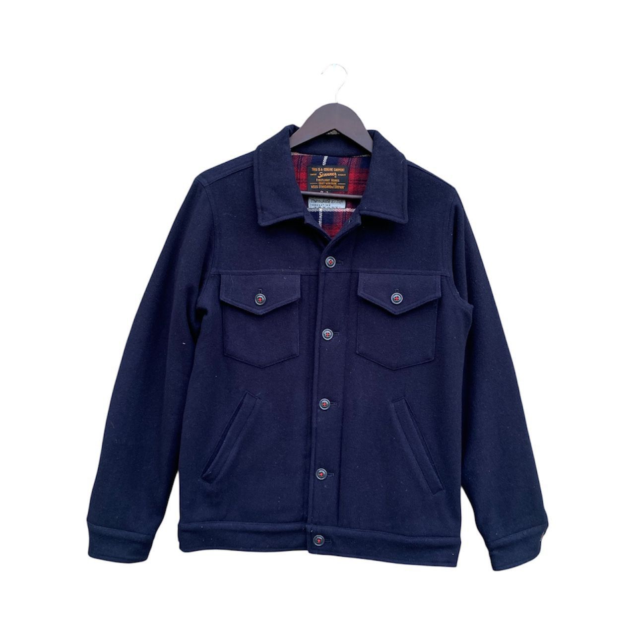 Japanese Brand Scanners Thinsulate Ex Soft Insulation Wool Jacket Size US L / EU 52-54 / 3 - 1 Thumbnail