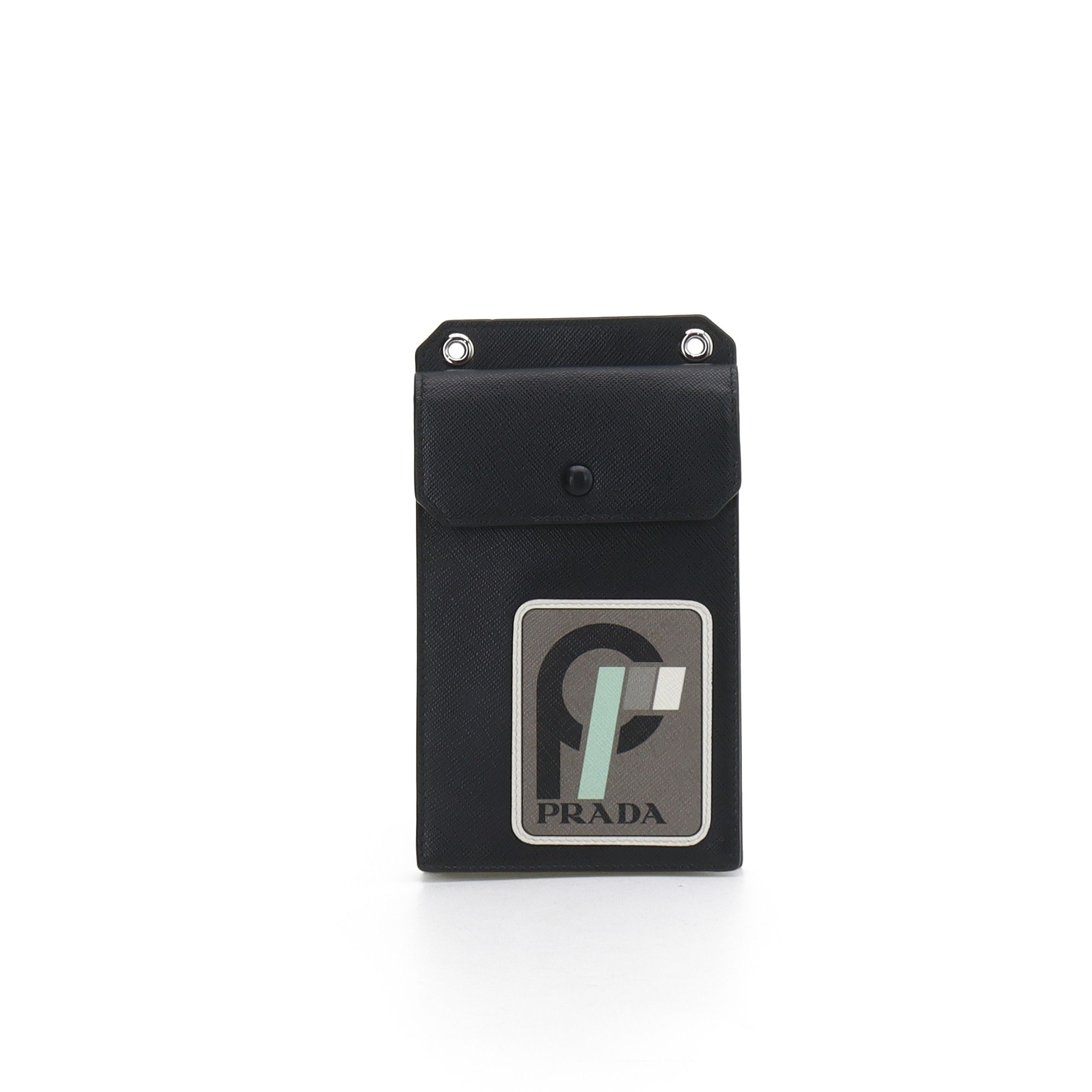 Prada Prada Logo Phone Bag Black Size ONE SIZE - 1 Thumbnail